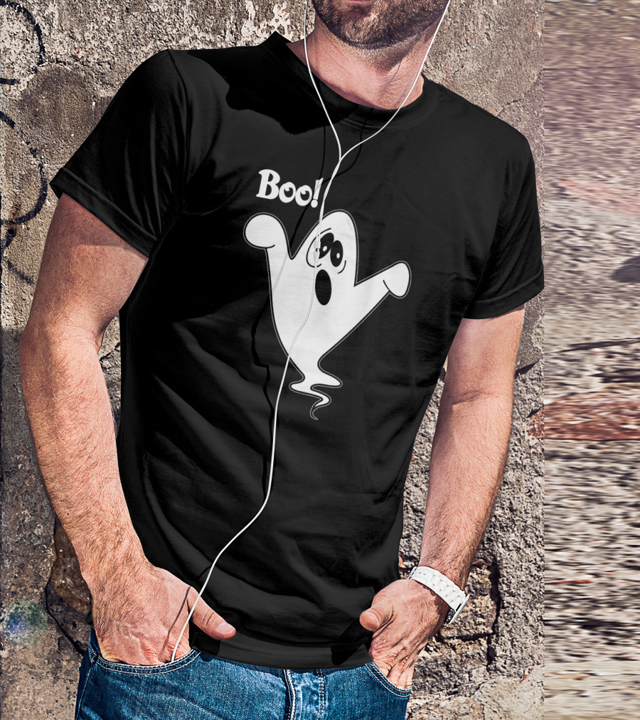 Boo Cute Howling Ghost T-Shirt