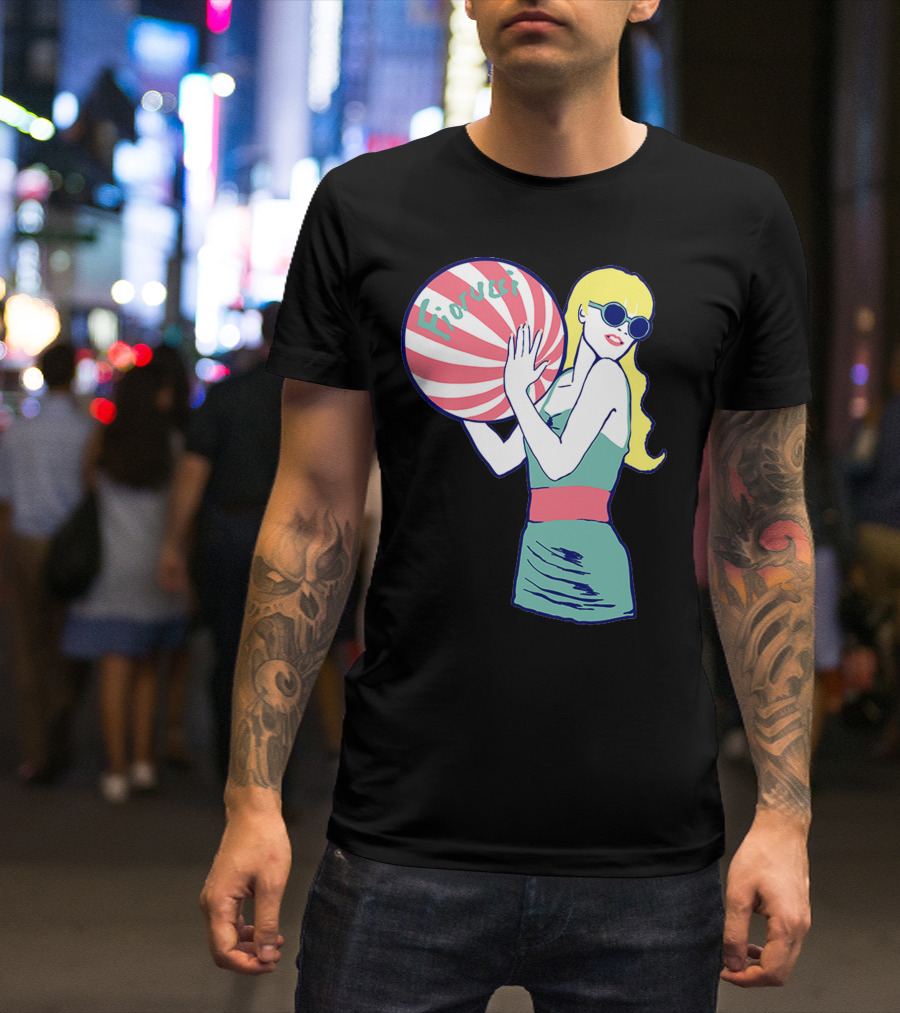Fiorucci Retro Beach Ball Girl T-Shirt