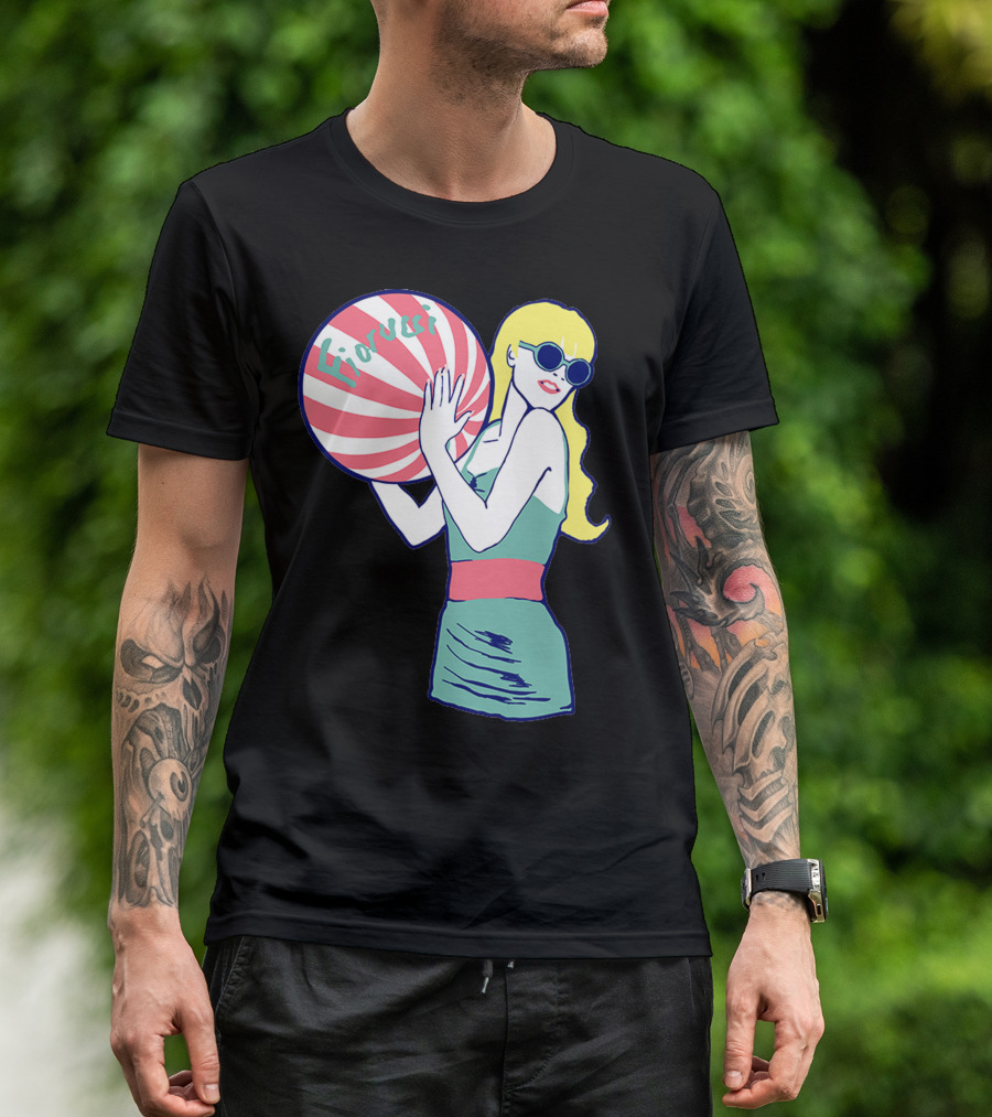 Fiorucci Retro Beach Ball Girl T-Shirt