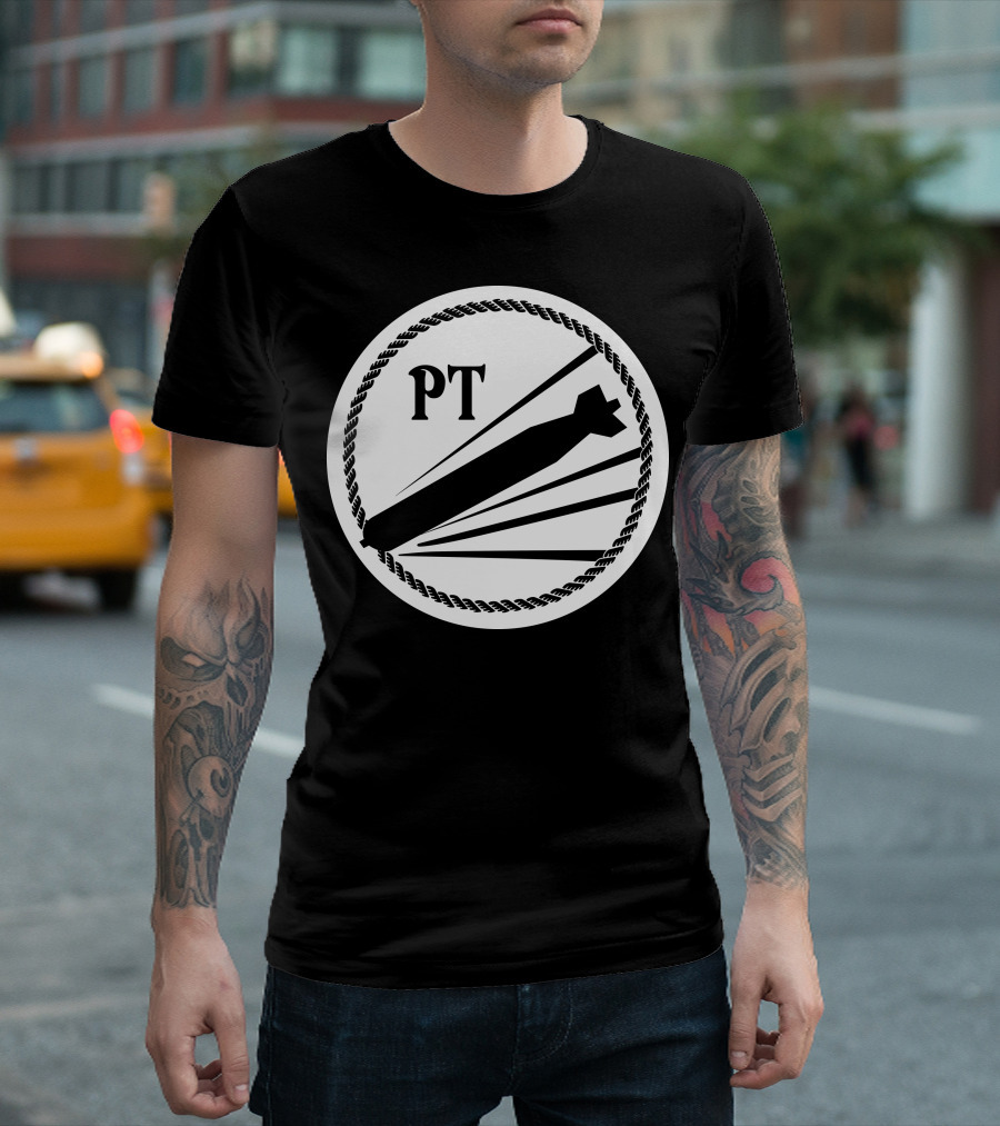 Navy Patrol Torpedo PT Boat Emblem T-Shirt