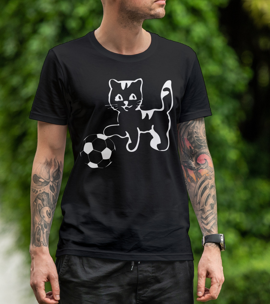Portlandia Please Win Meow Meow Meow Soccer Cat T-Shirt