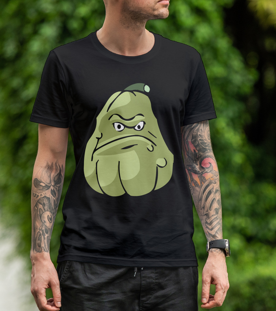 Squash Pvz Character Face From Popular Tower Defense Game T-Shirt