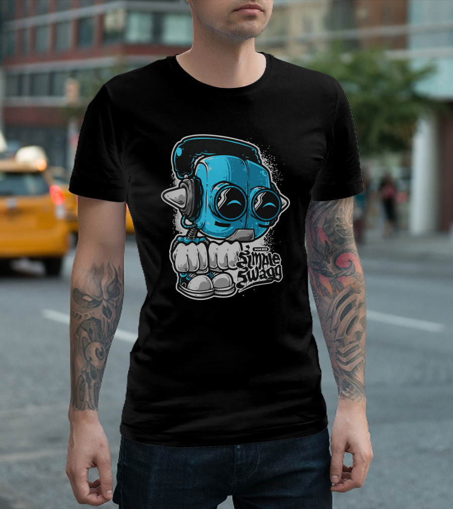 Simple Swagg MMXII Ss Beastbot T-Shirt