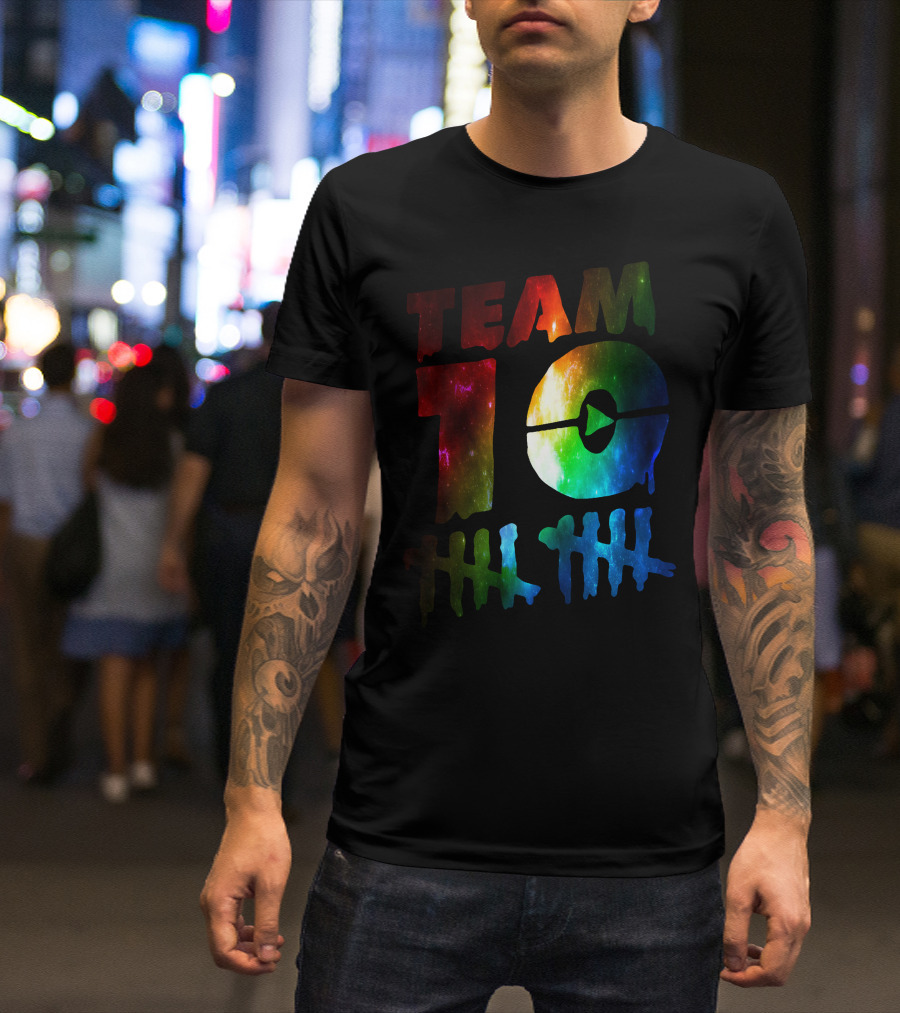 Team 10 Club Galactic Rainbow Countdown T-Shirt