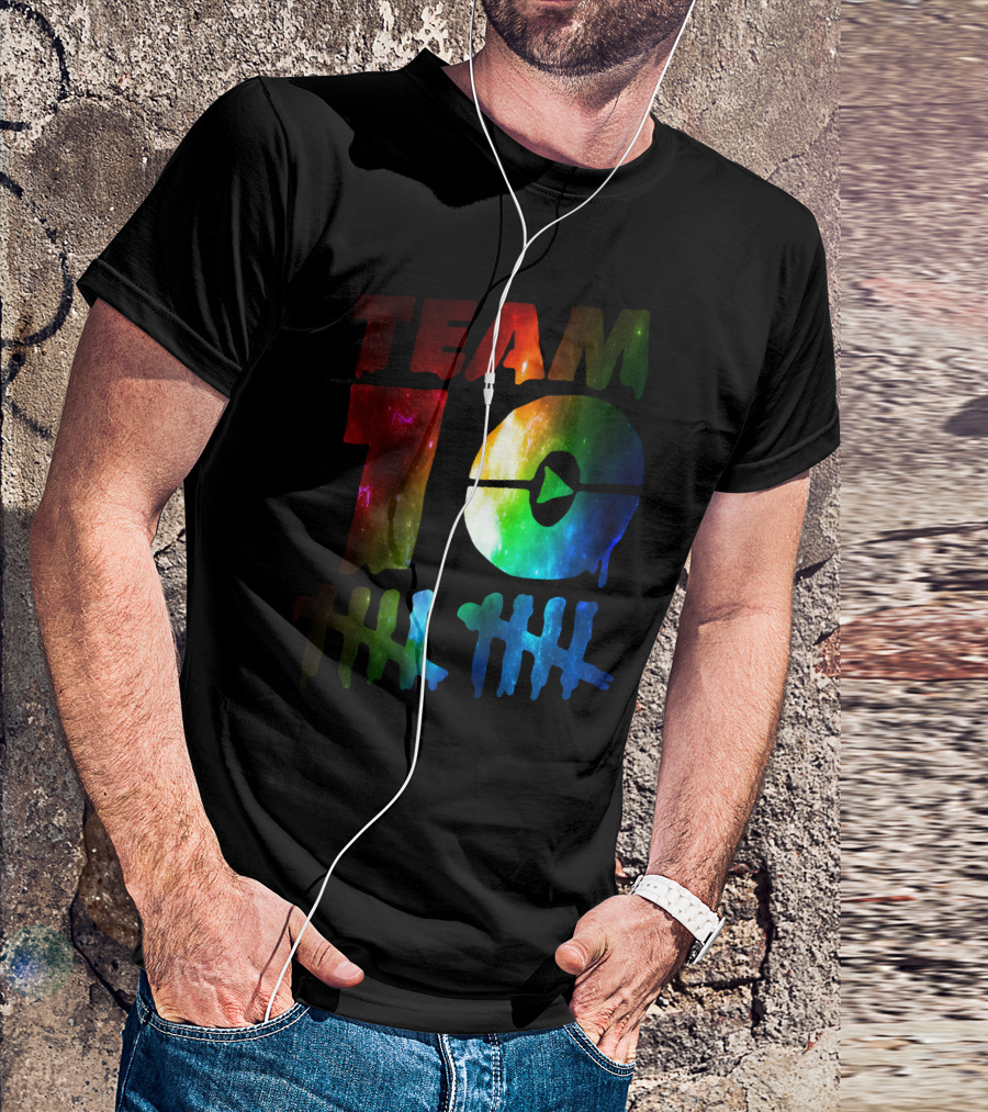 Team 10 Club Galactic Rainbow Countdown T-Shirt