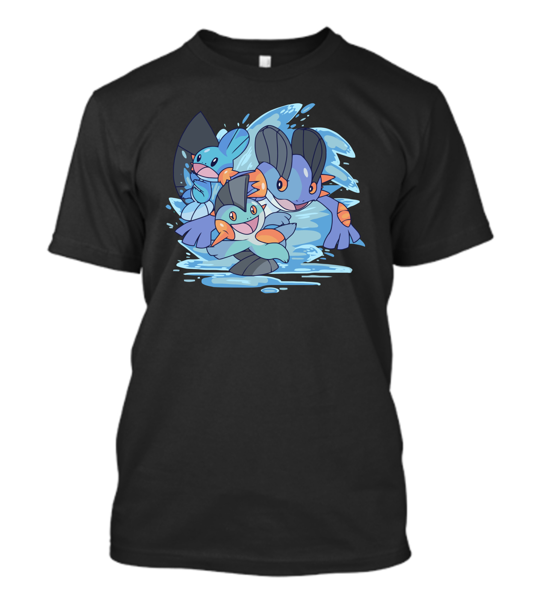Team Mudkip Evolution Fan Shirt Pokémon Series T-Shirt