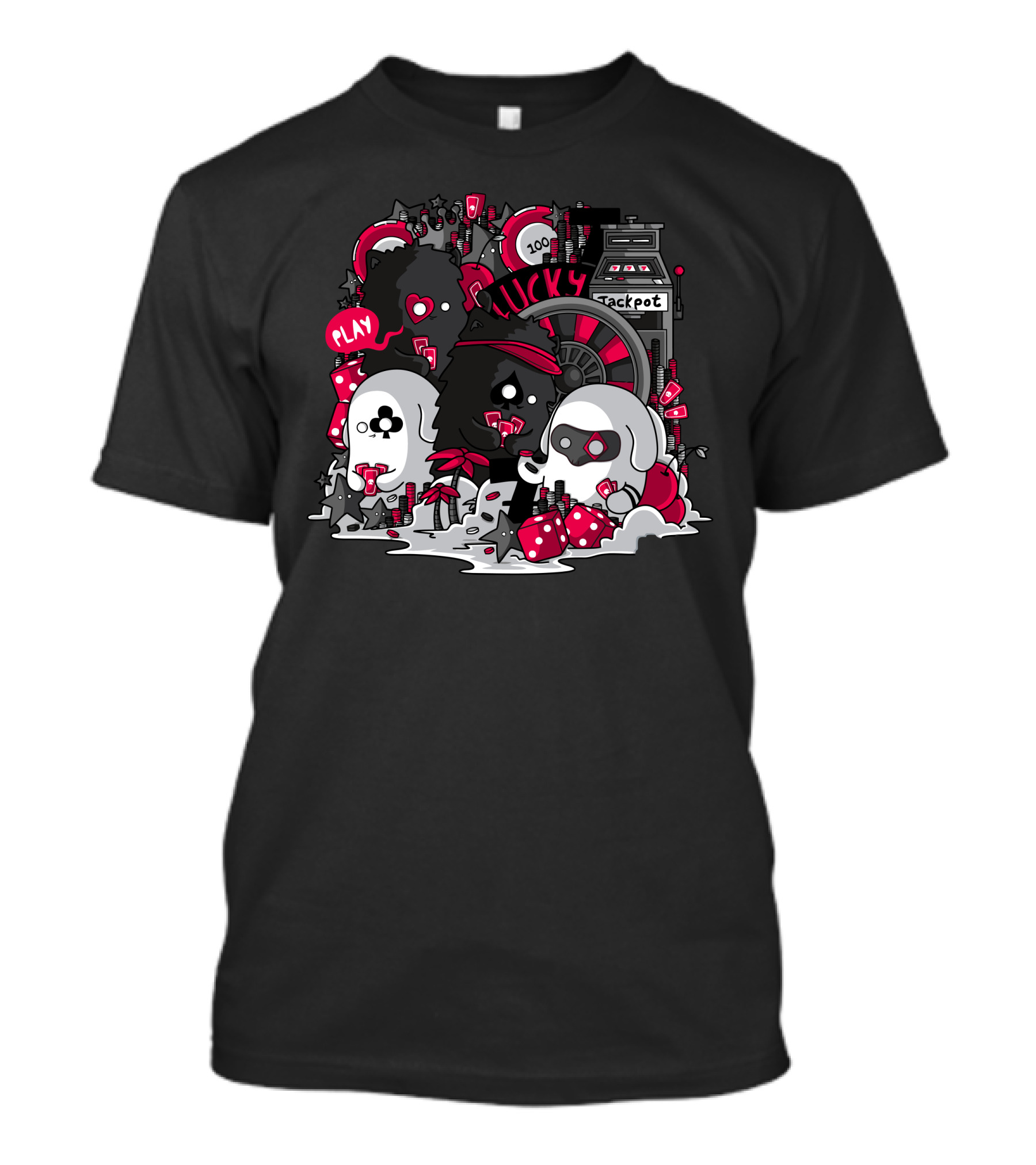 Lucky Jackpot Play Team Royale Remix T-Shirt