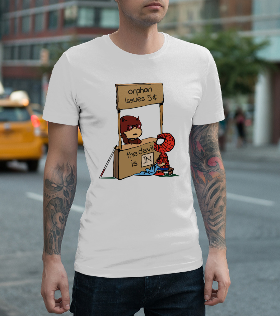 Orphan Issues 5 Cents The Devil Is In Booth T-Shirt