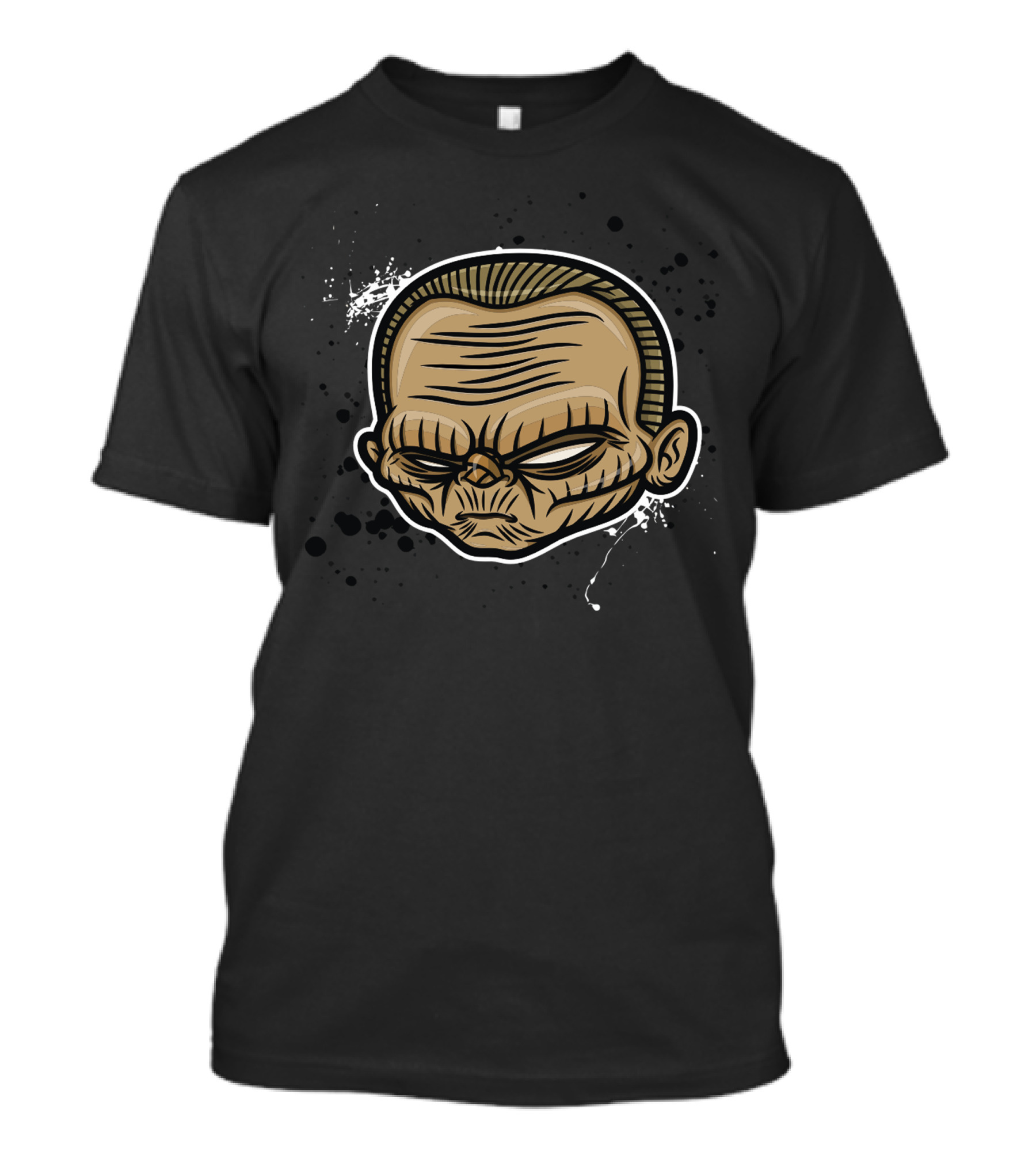 The Mummy Grunge Splatter Head T-Shirt