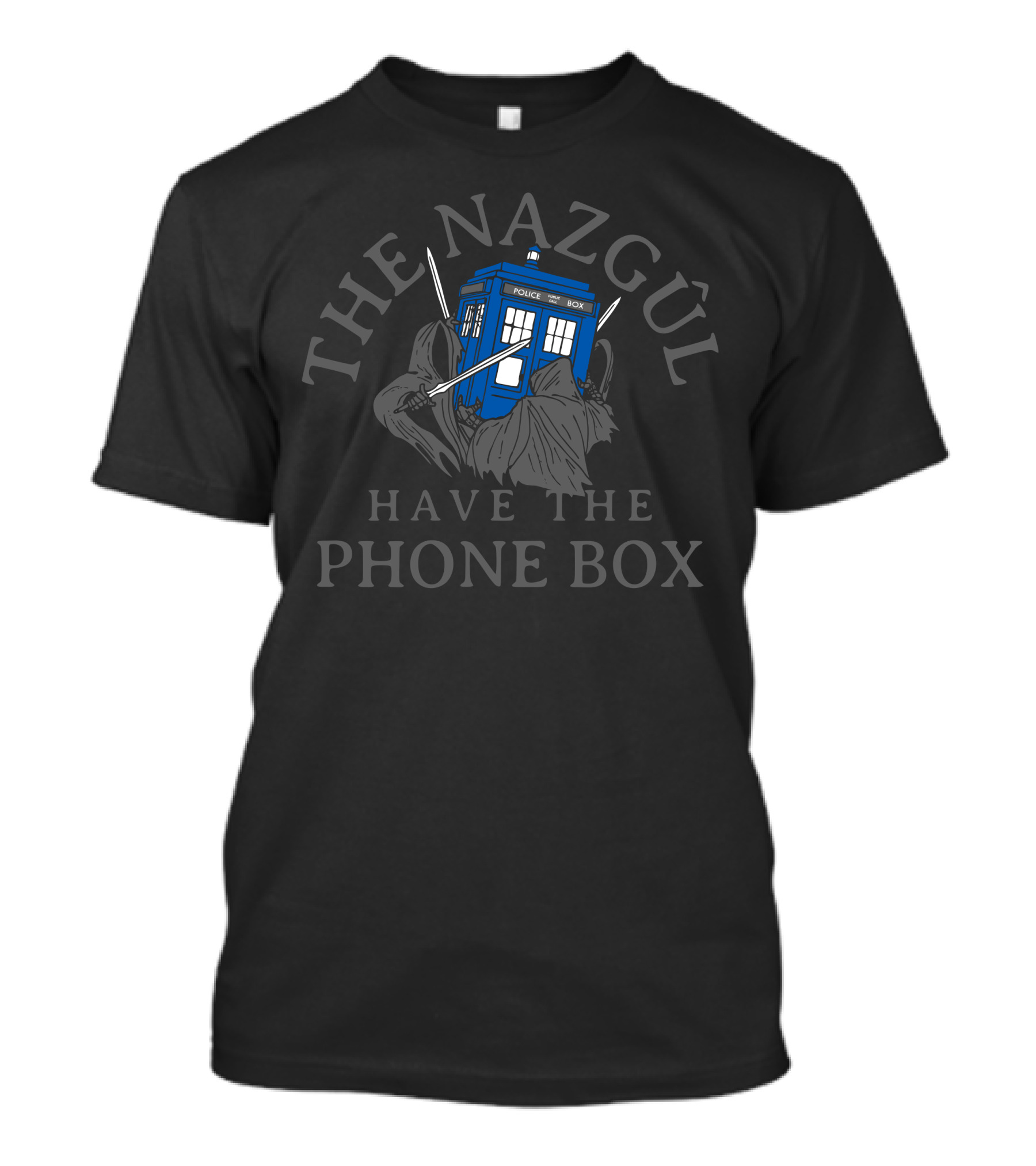 The Nazgul Have The Phone Box Doctor Who Lord Of The Rings Mashup T-Shirt