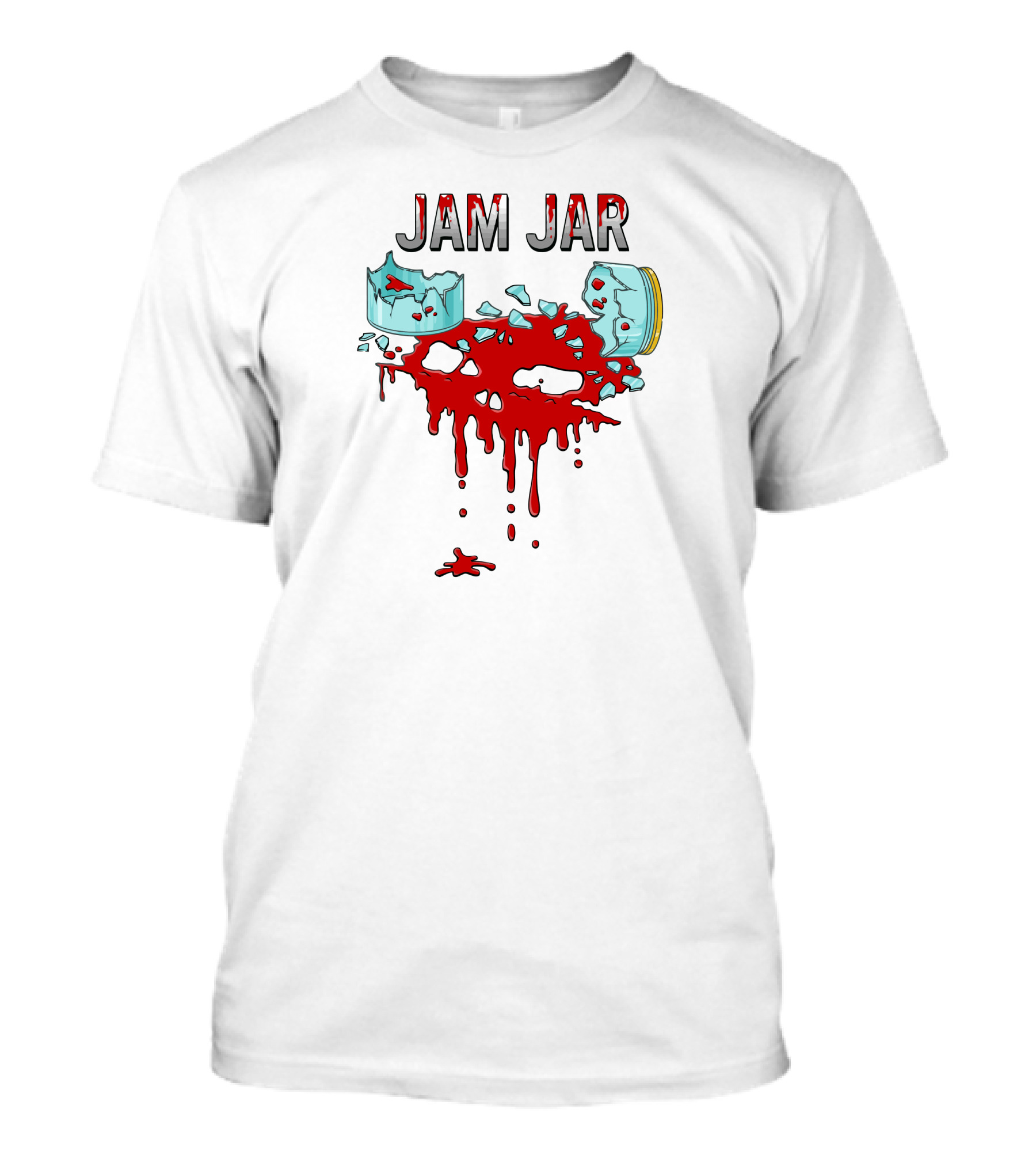 Jam Jar Dripping Red Skull T-Shirt
