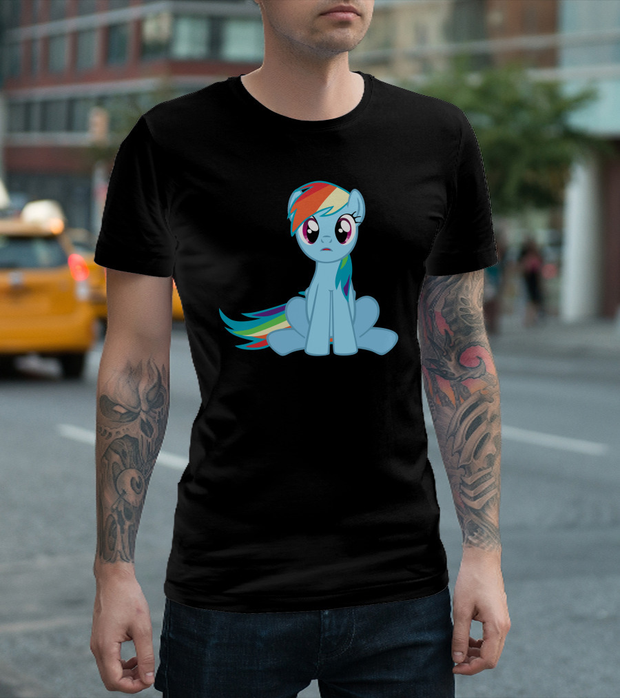 My Little Pony Friendship Is Magic Rainbow Dash Sitting T-Shirt
