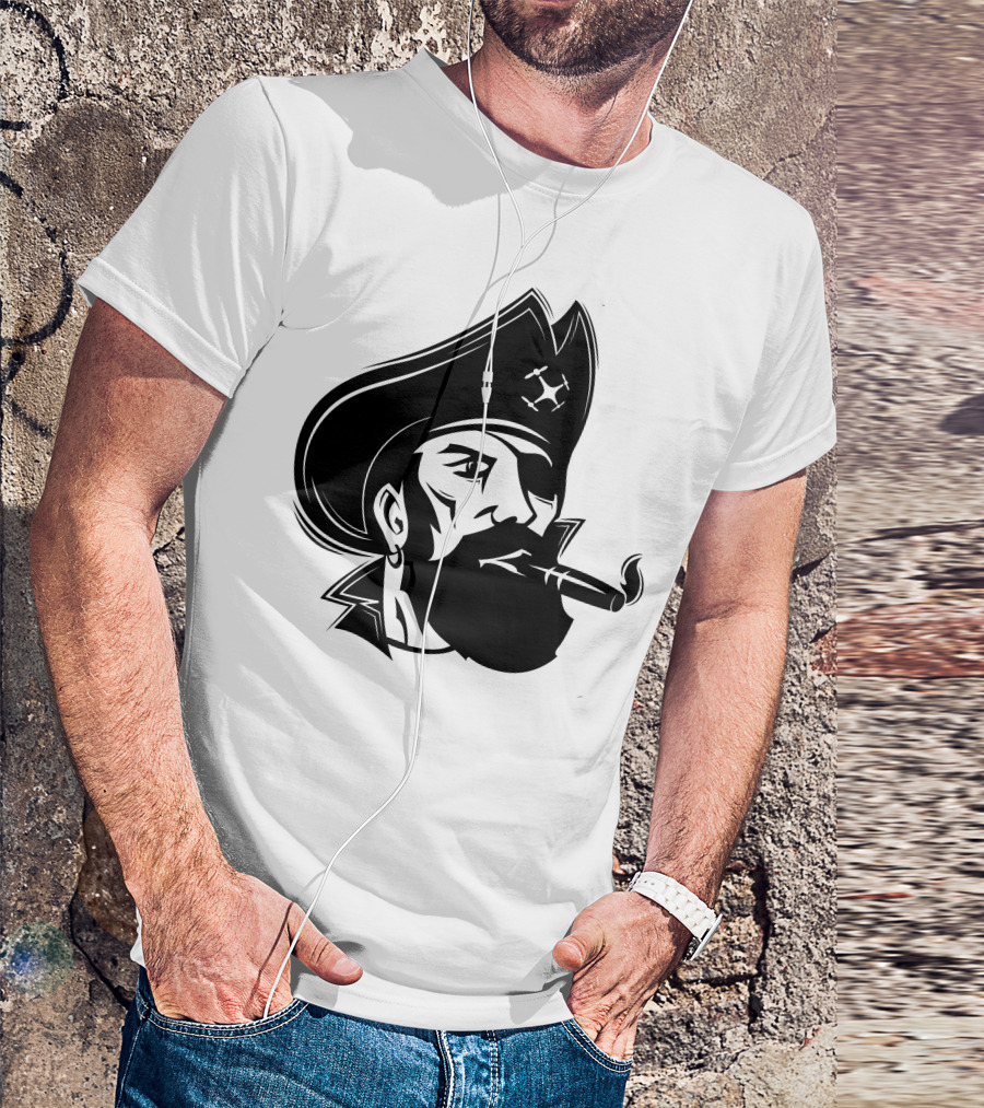 Highres Pirate Smoking Cigar T-Shirt
