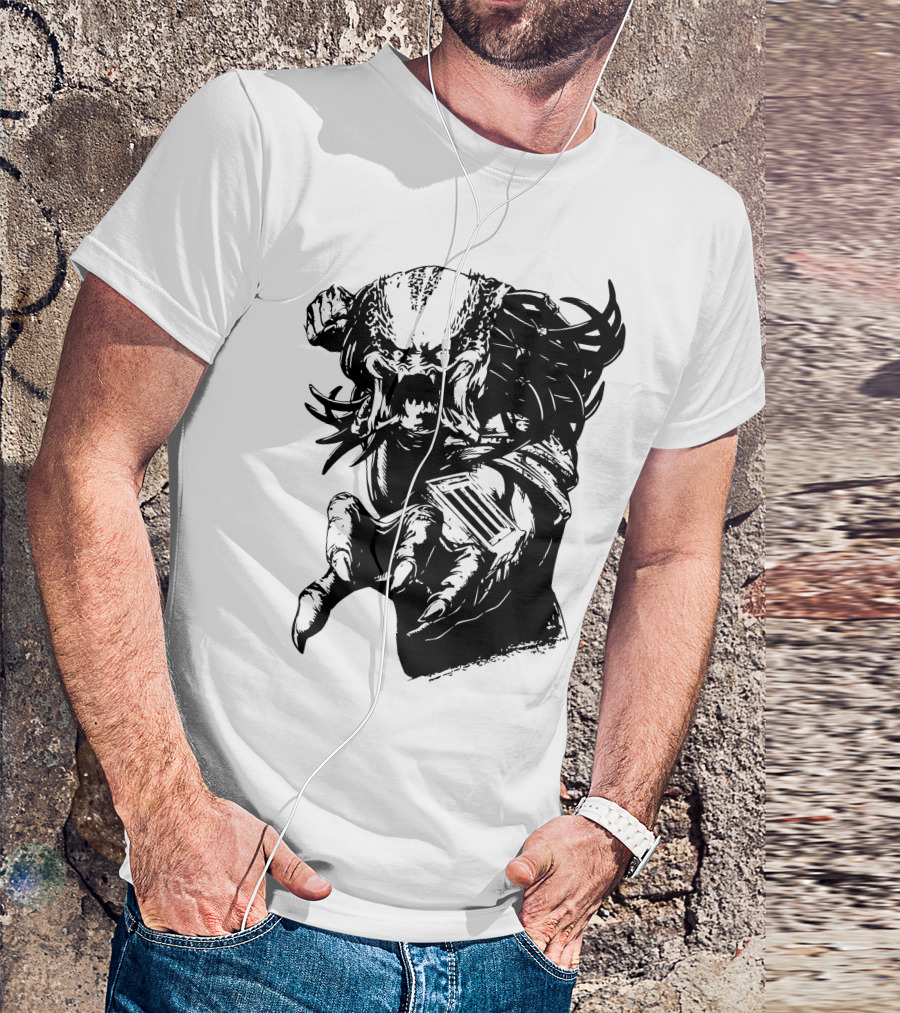 Predator Iconic Alien Hunter Threatening Stare T-Shirt