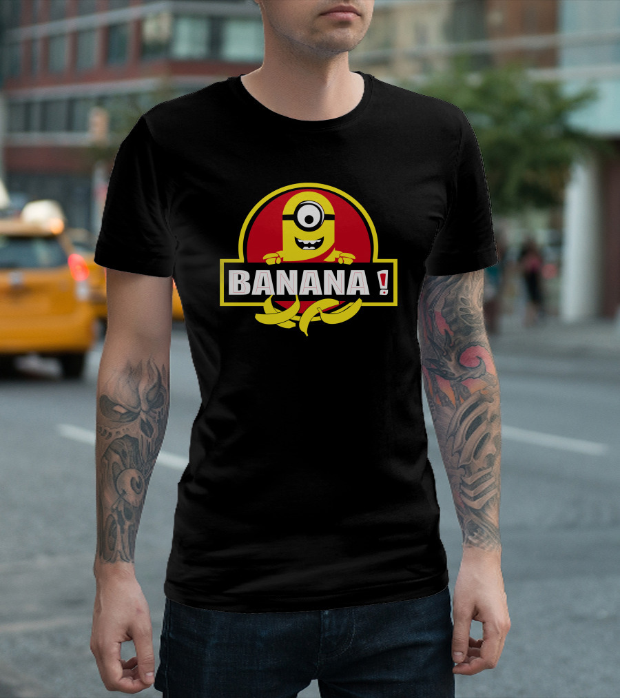 Banana Park World Damen Minion Jurassic T-Shirt