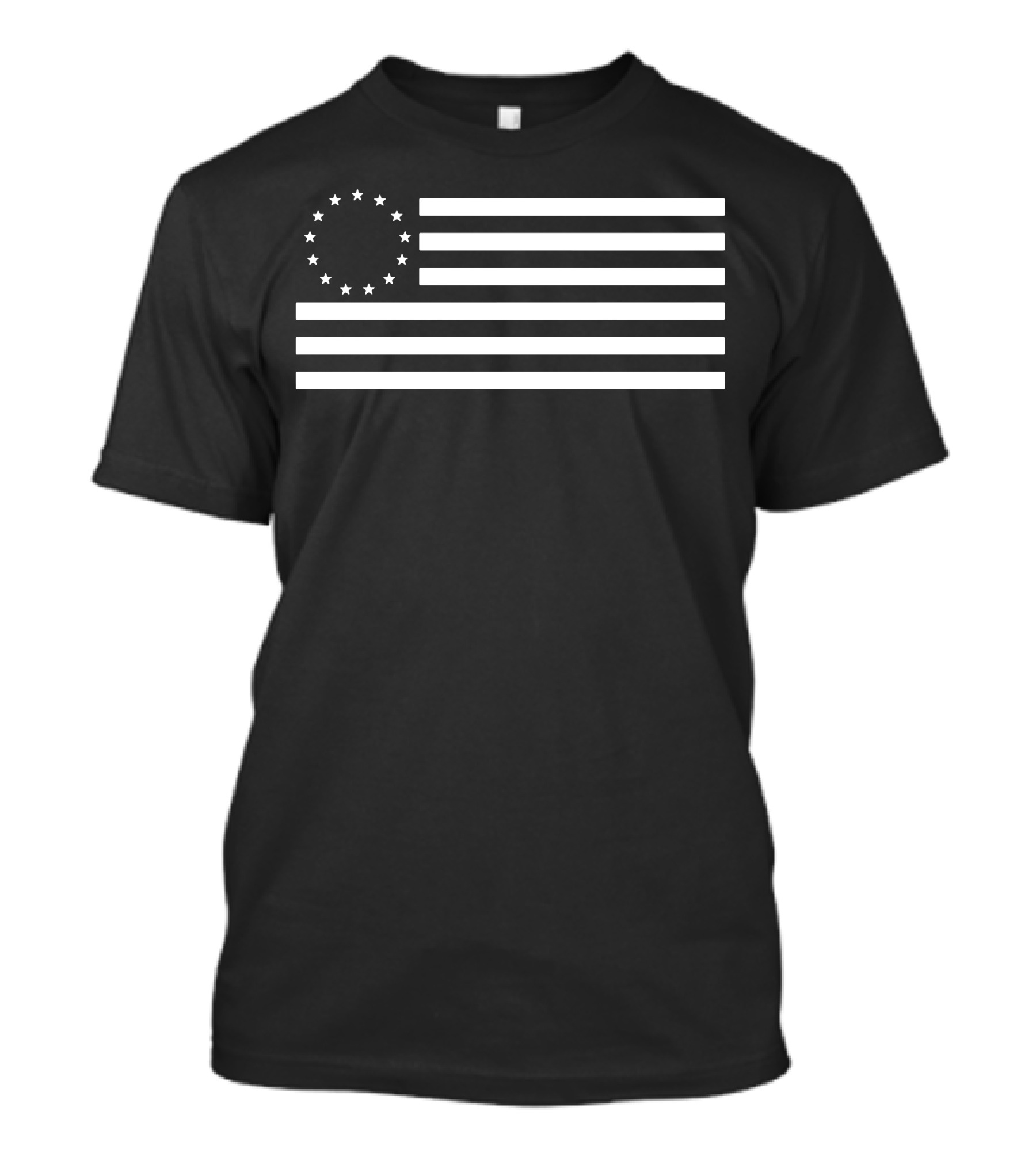 Betsy Ross Flag White Cool Modern Style Historic T-Shirt