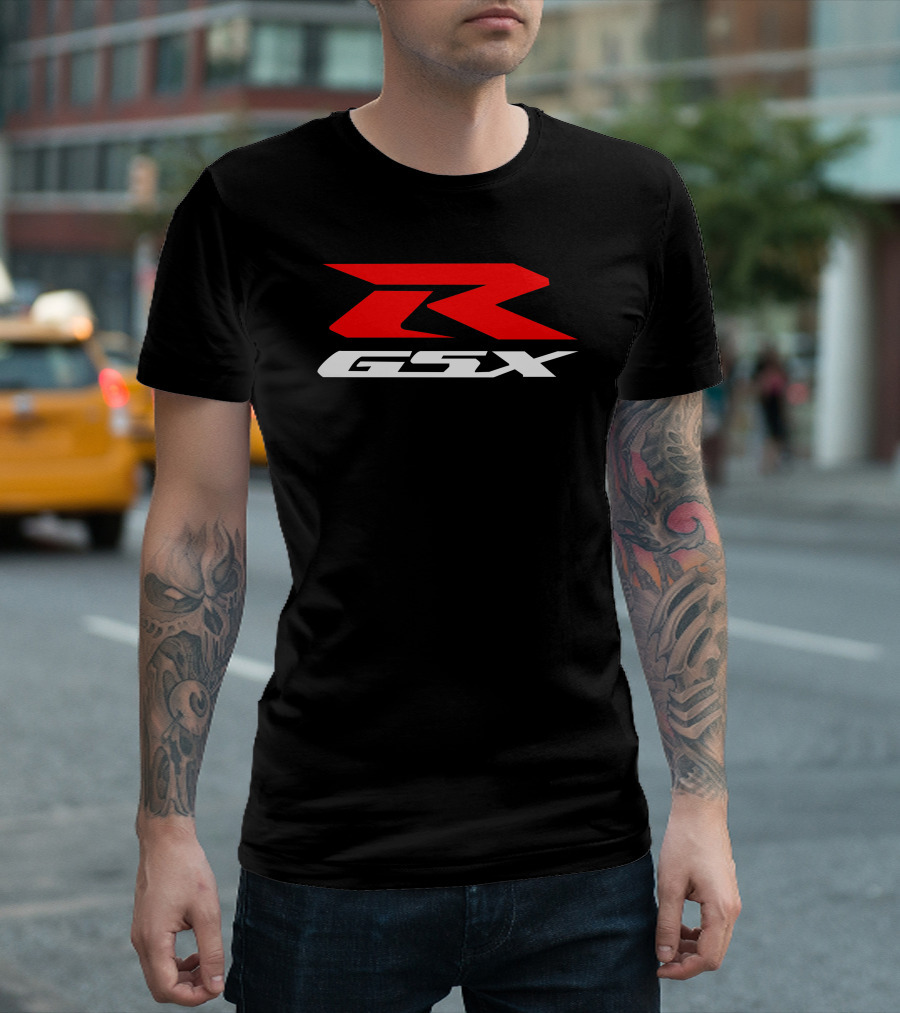 GSX R Red and White T-Shirt
