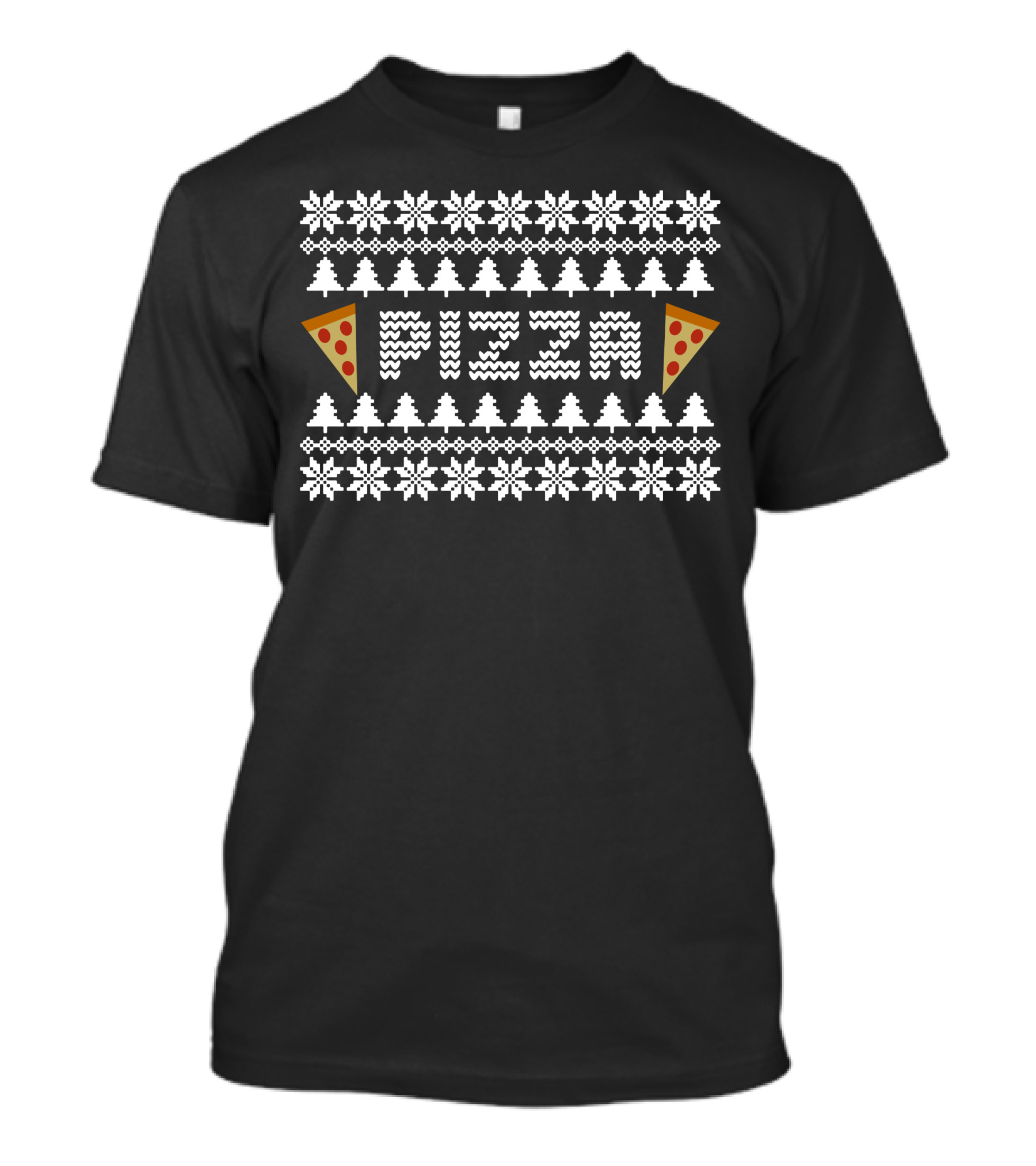 Pizza Ugly Christmas T-Shirt