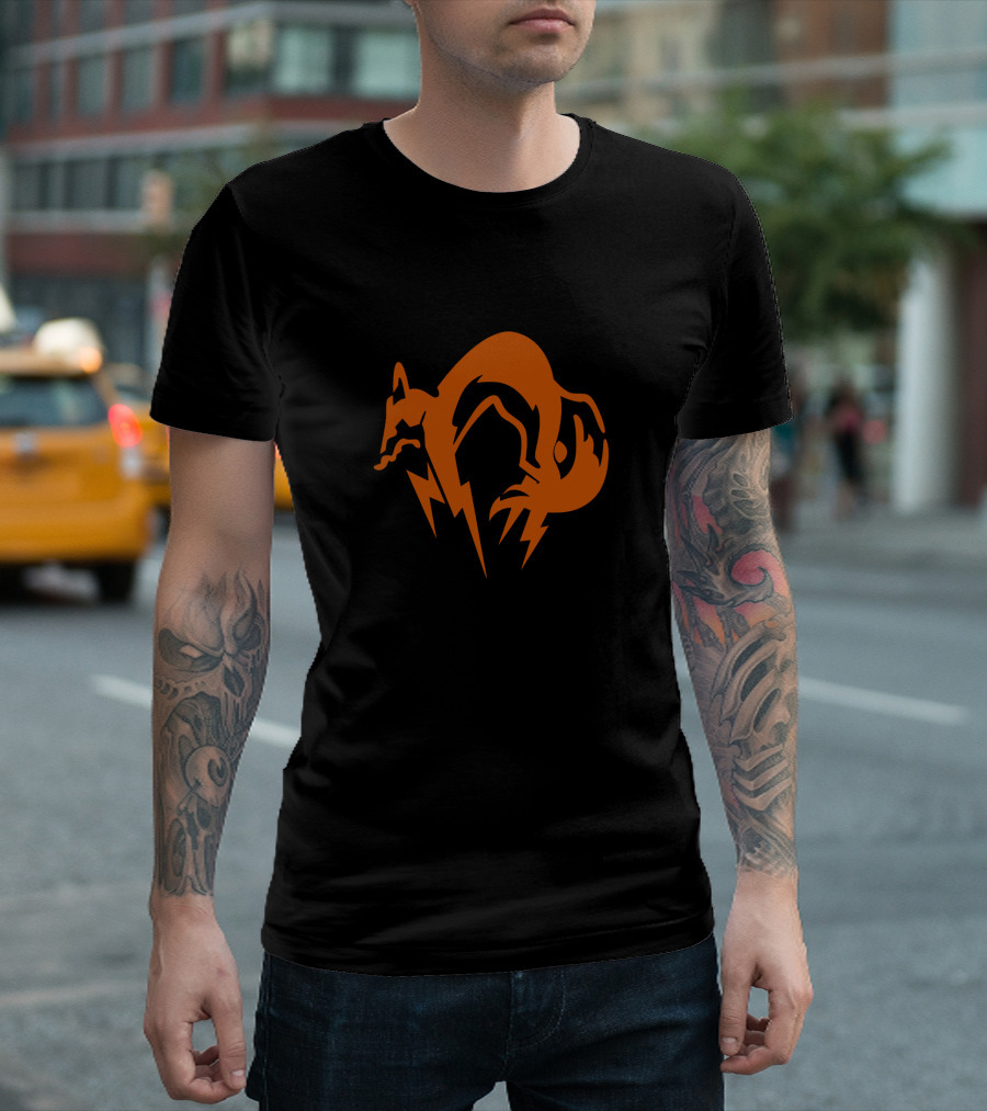 Metal Gear Foxhound Special Forces Black T-Shirt