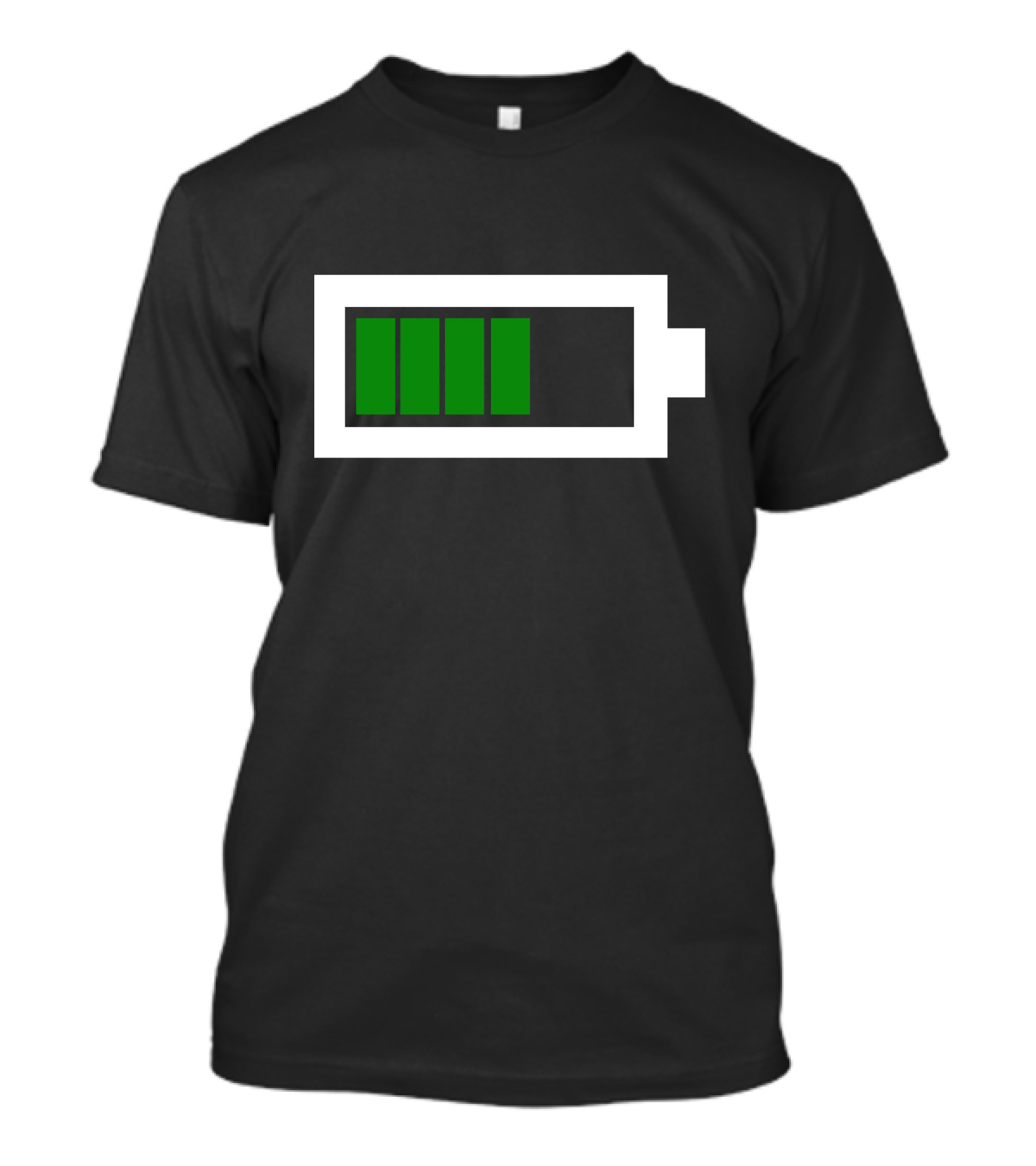 Full Battery Green Charged T-Shirt