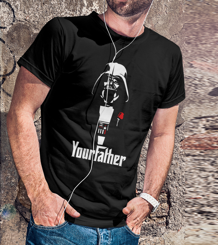 Yourfather Funny Darth Vader Godfather Mashup T-Shirt