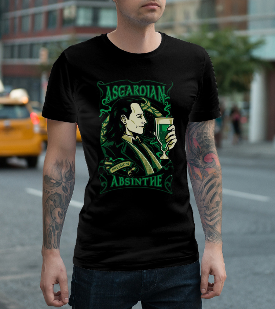 Asgardian Absinthe Premium Loki Tom Hiddleston T-Shirt