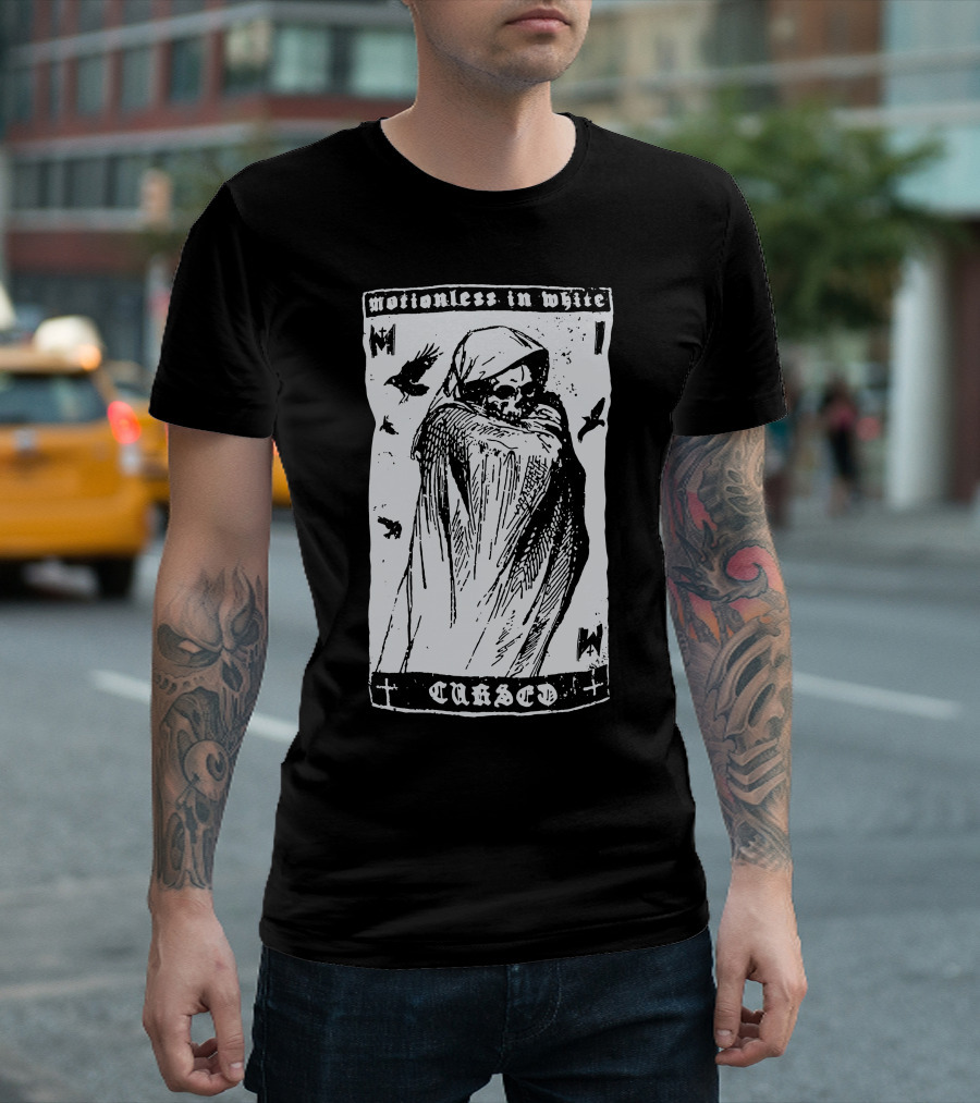 Motionless In White Cursed Grim Reaper T-Shirt