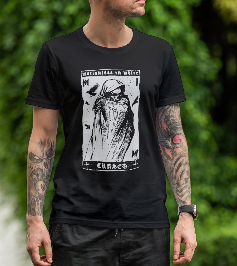 Motionless In White Cursed Grim Reaper T-Shirt