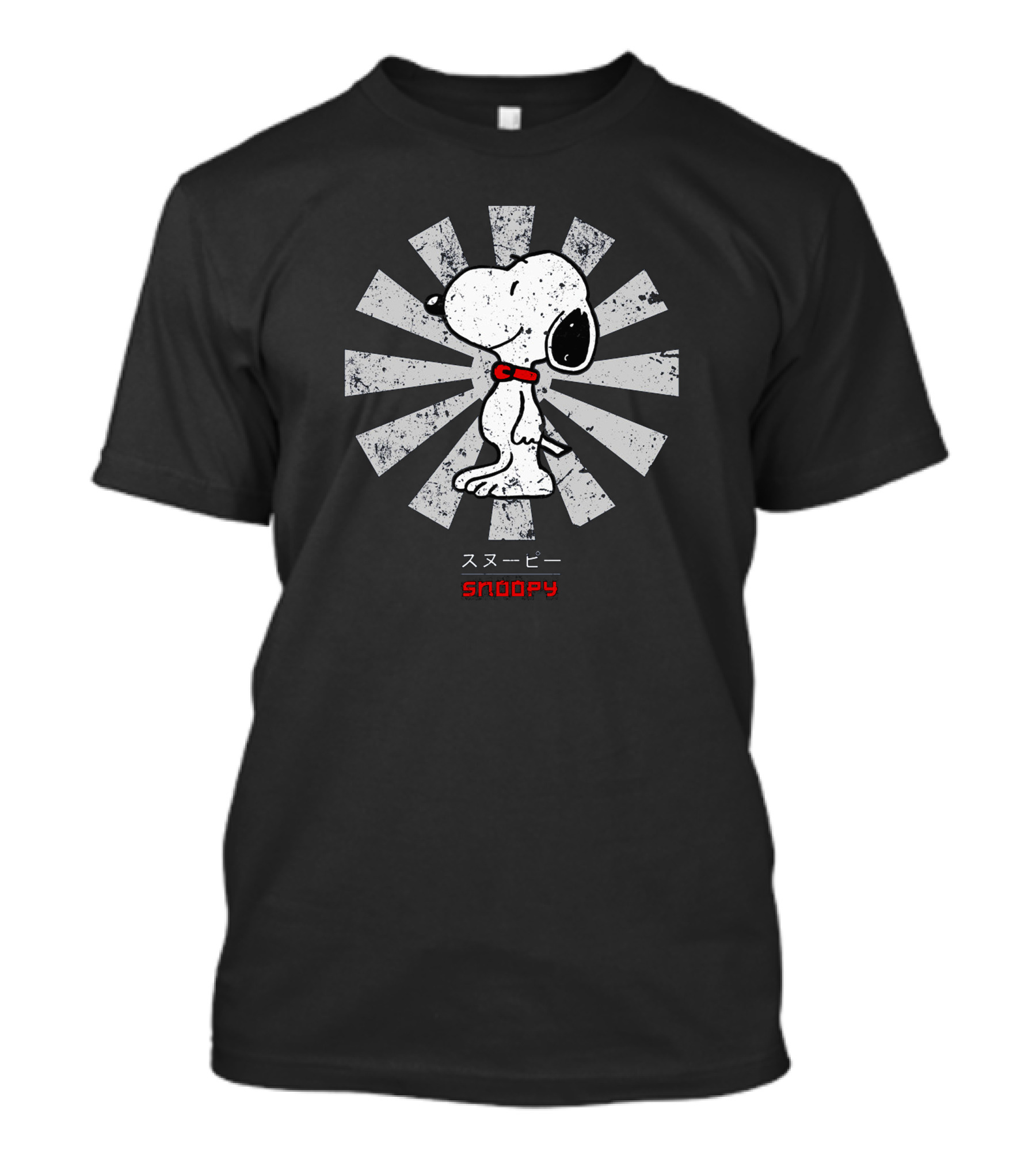 Retro Snoopy Kana Sunburst T-Shirt