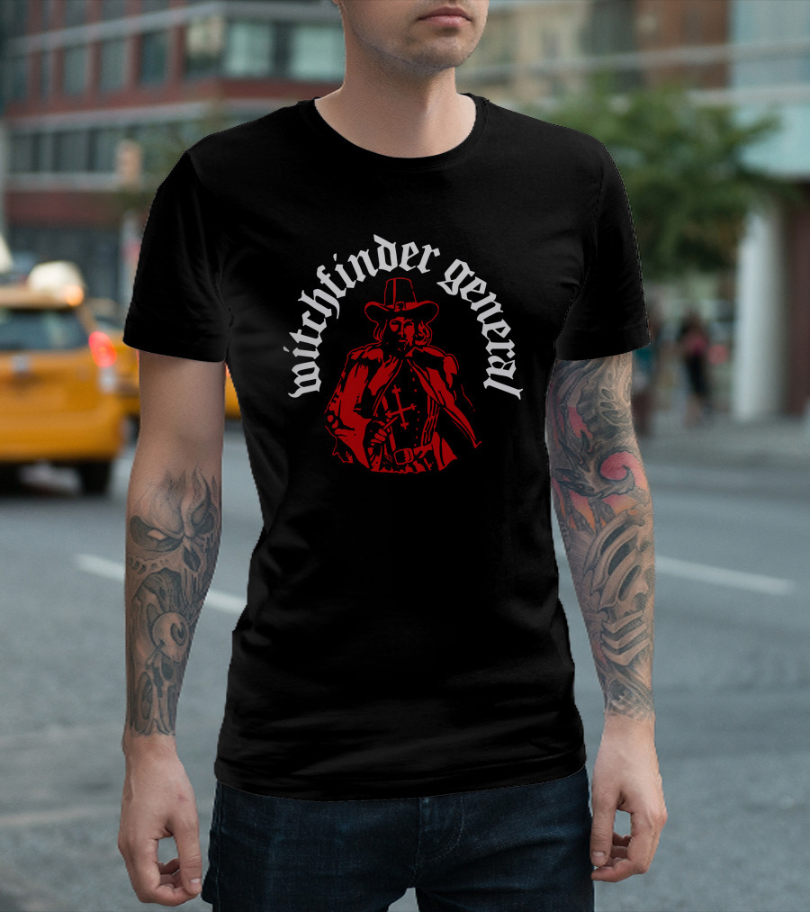 Witchfinder General Gothic Red T-Shirt