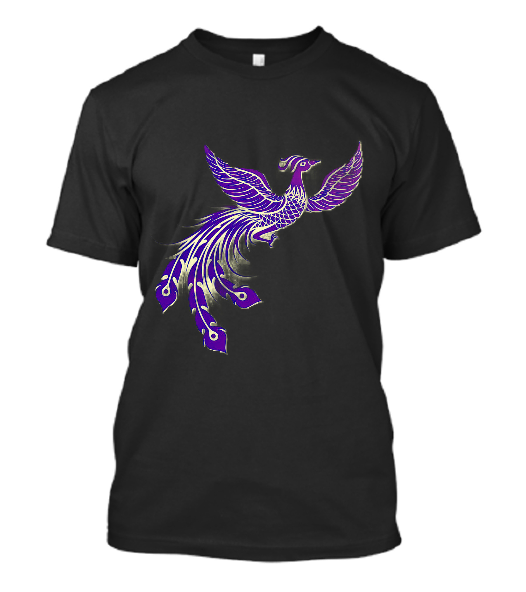 Beautiful Bird Majestic Purple Phoenix T-Shirt
