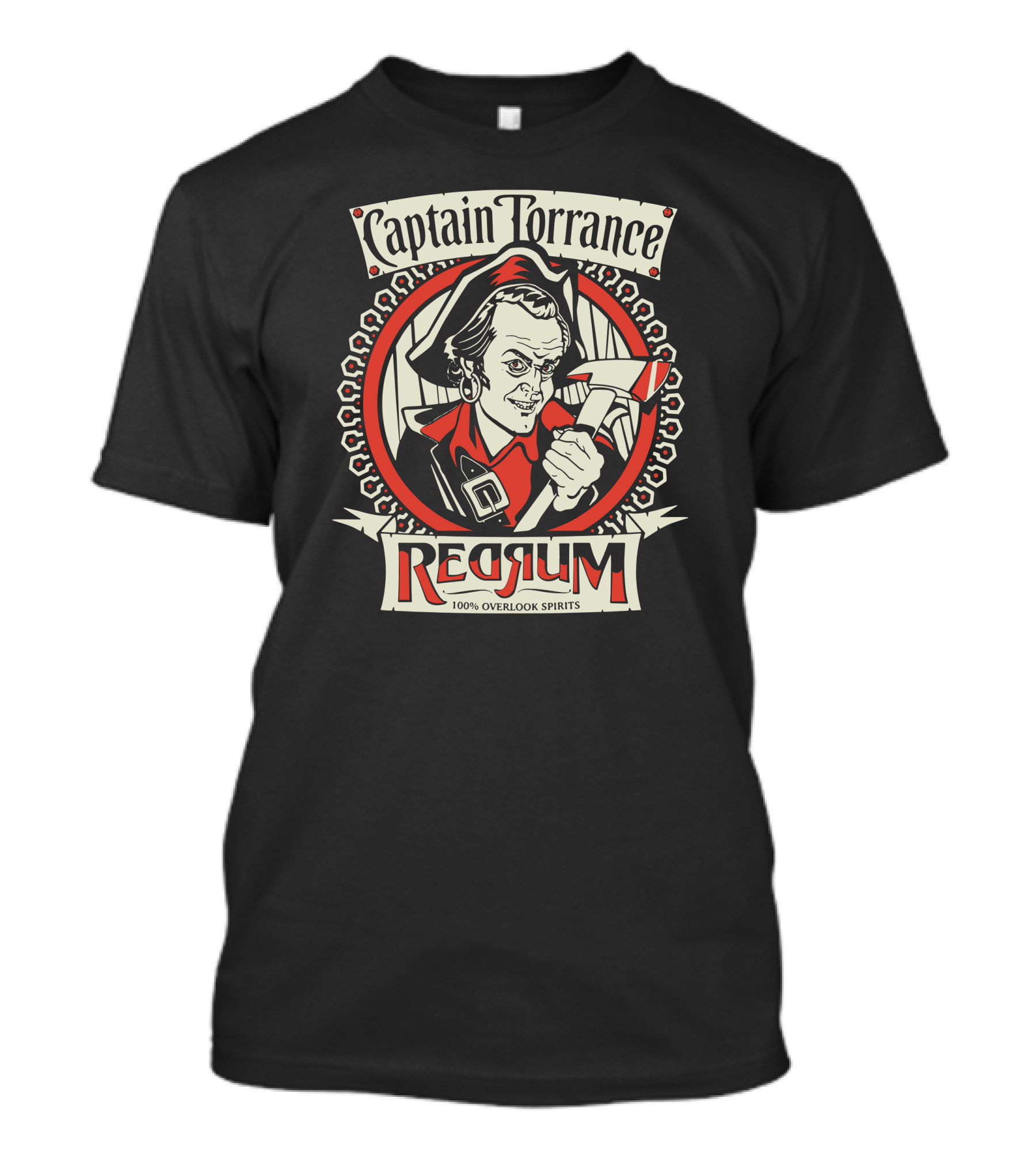 Captain Torrance Red Rum 100% Overlook Spirits T-Shirt