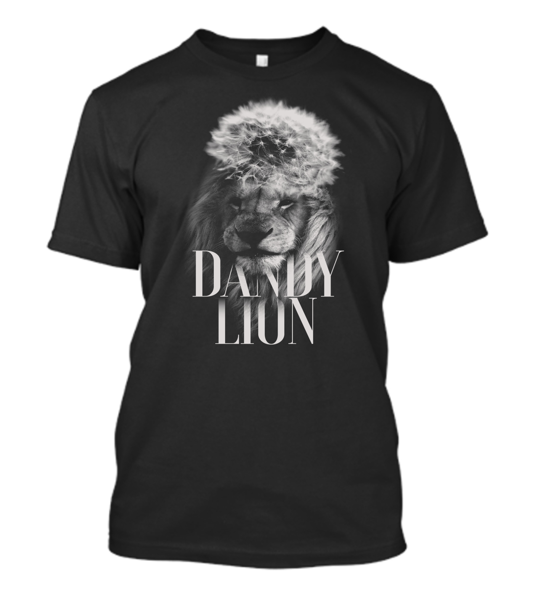 Dandy Lion Dandelion Lion Mane T-Shirt