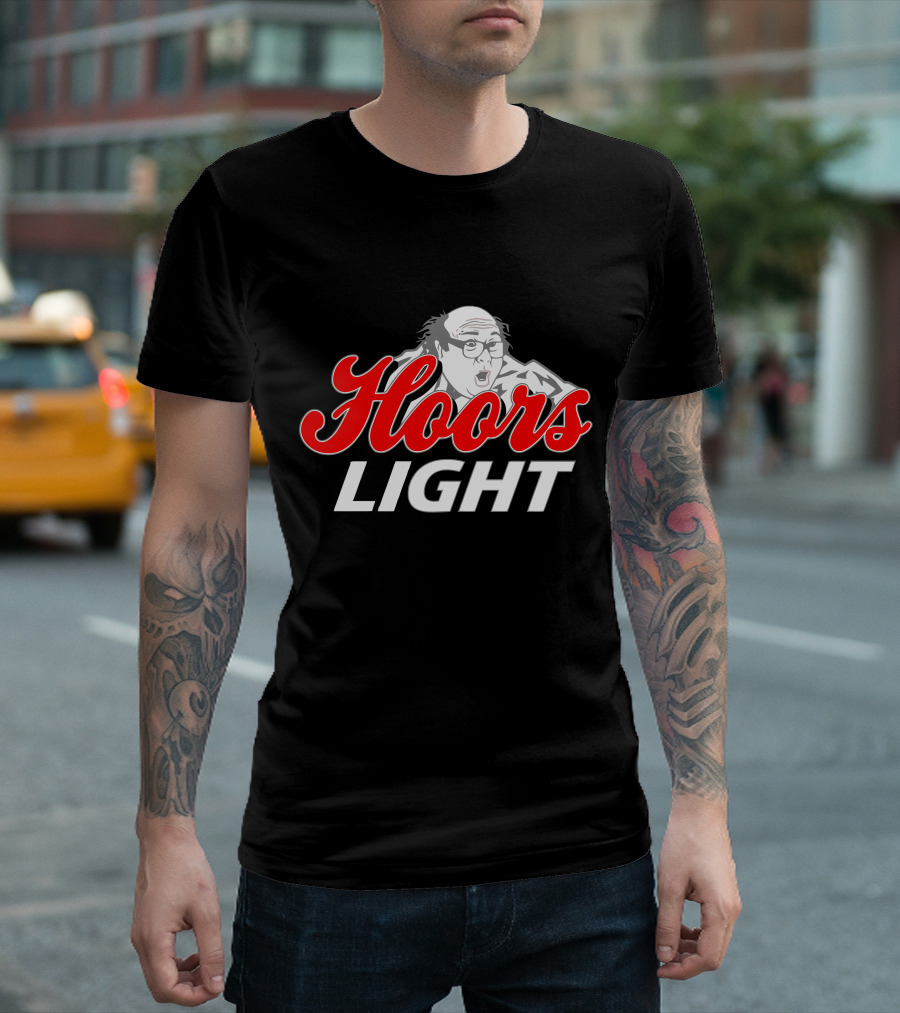Hoors Light New Parody Design With Iconic Character In Bold Script T-Shirt