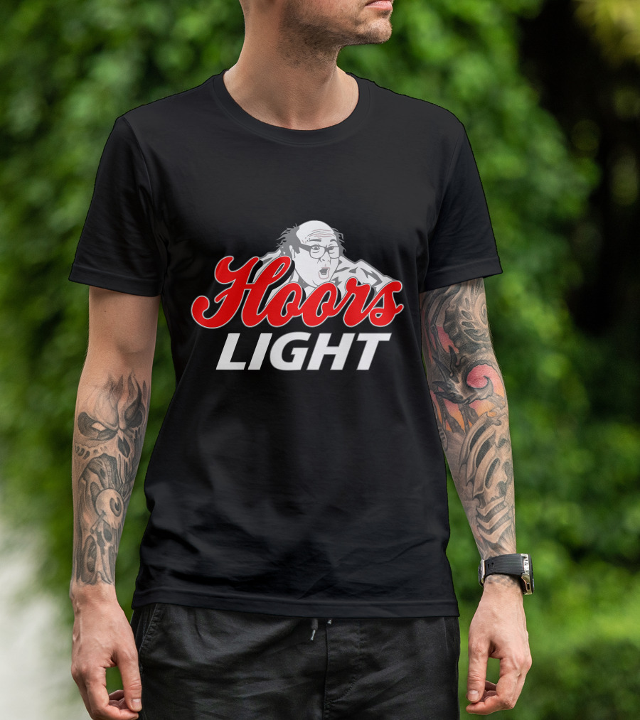 Hoors Light New Parody Design With Iconic Character In Bold Script T-Shirt