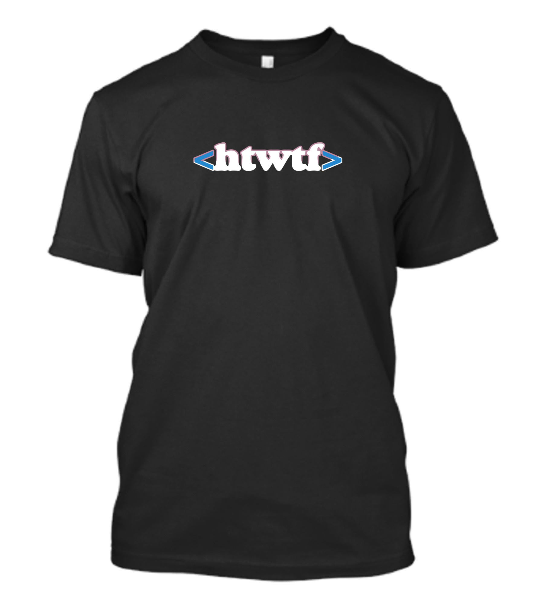 Htwtf Coding Symbol Text With Angular Bracket Elements T-Shirt