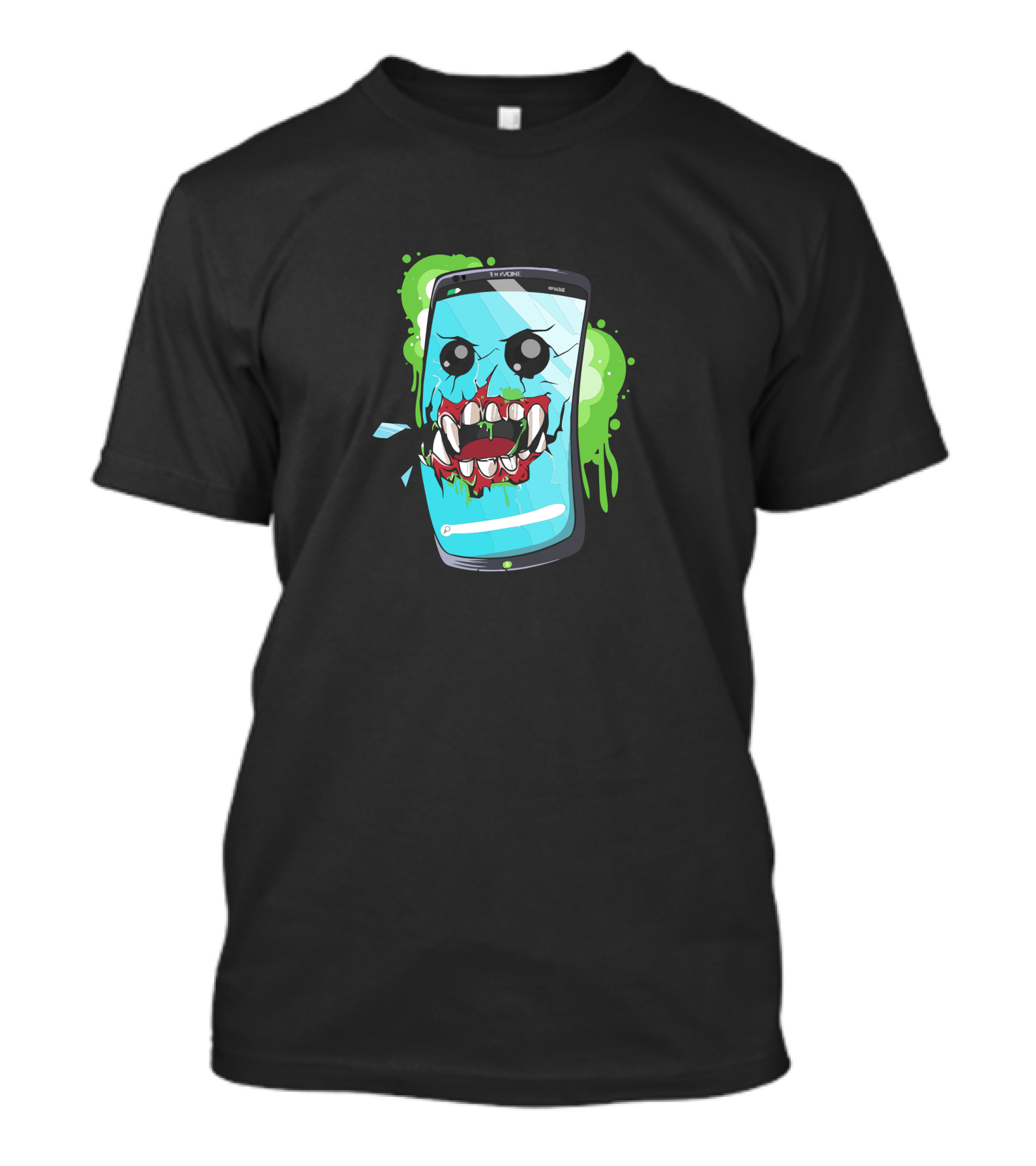 Killerpo New Smiling Monster Phone T-Shirt