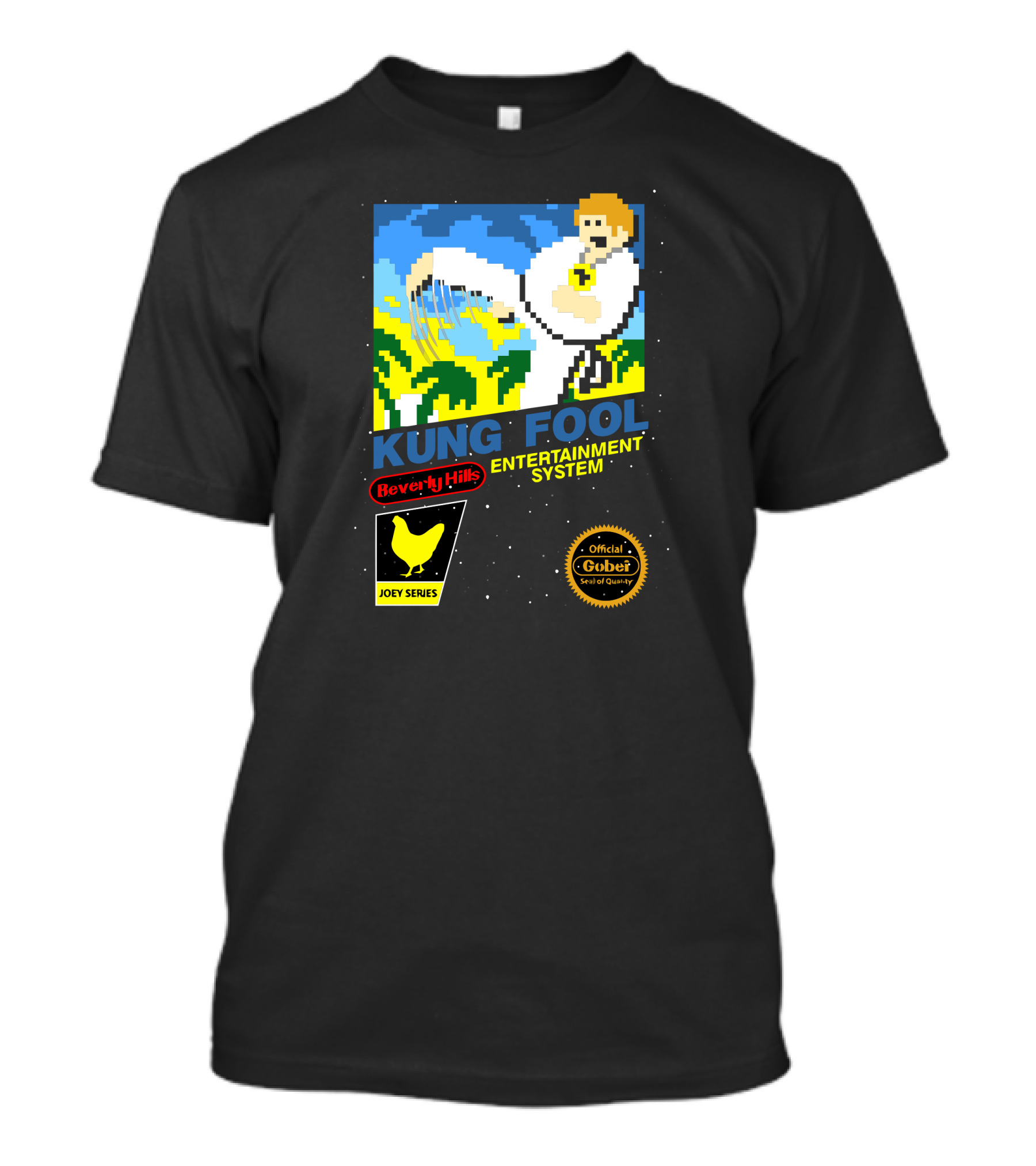 Kung Fool Beverly Hills Entertainment System Joey Series Official Guber Seal Of Quality T-Shirt