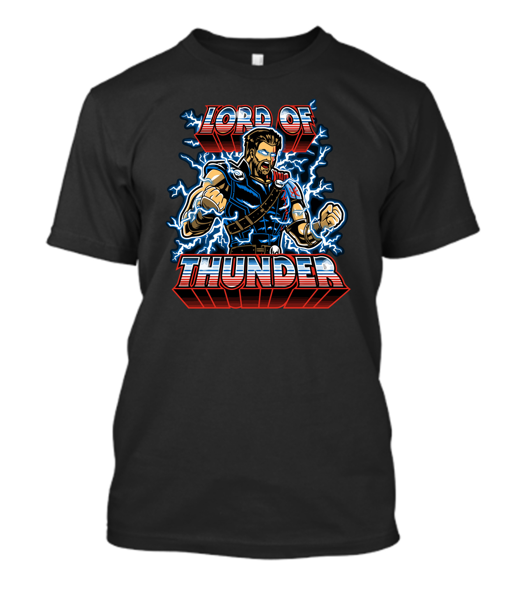 Lord Of Thunder Lightning Warrior Burst T-Shirt