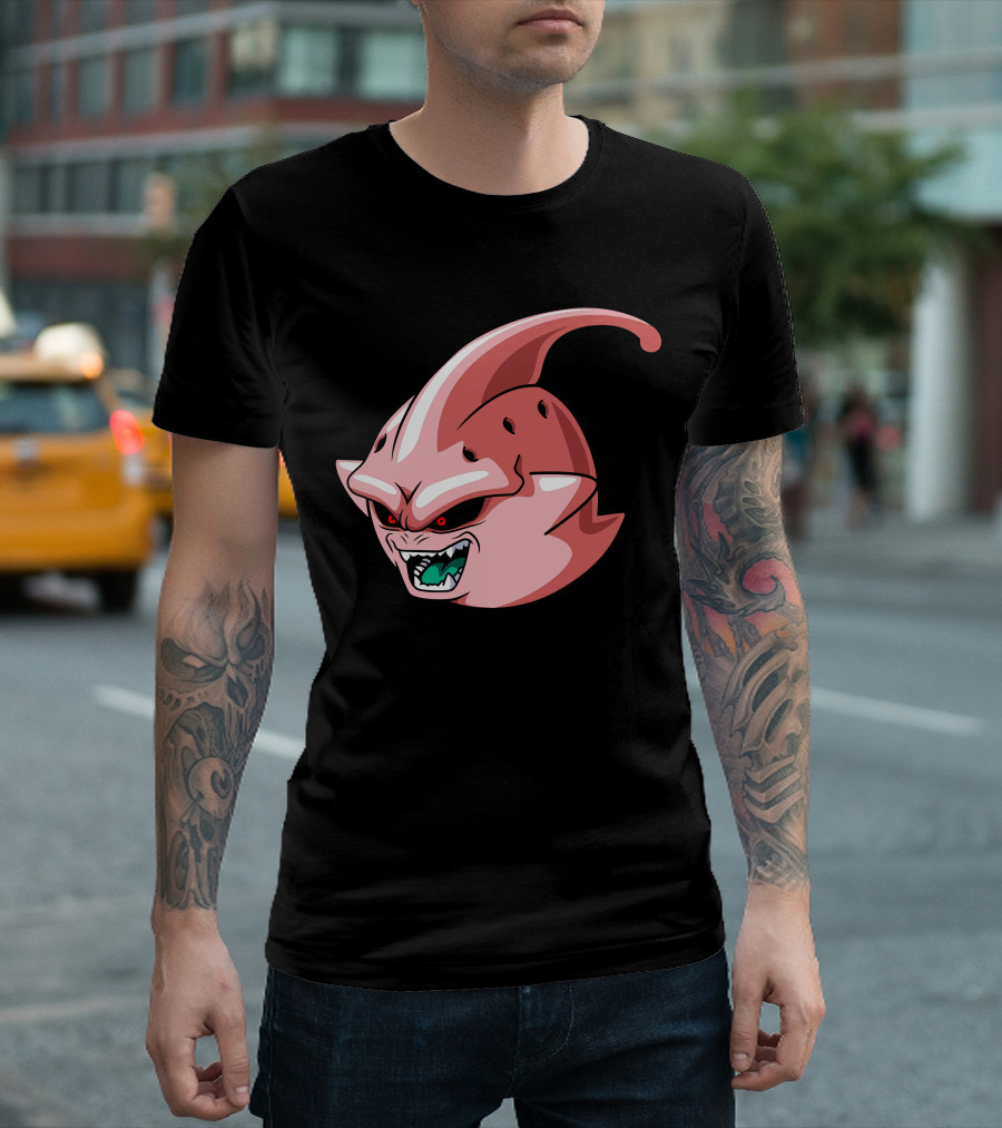 Majin Buu Villain Dragon Ball Z Character Face T-Shirt