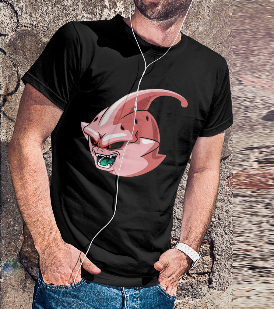 Majin Buu Villain Dragon Ball Z Character Face T-Shirt