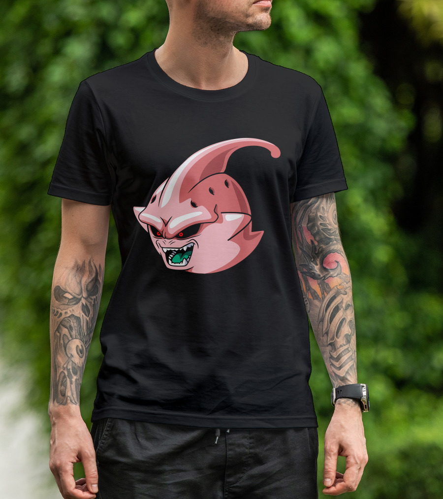 Majin Buu Villain Dragon Ball Z Character Face T-Shirt