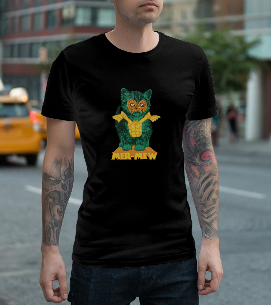 He-Man Battle Cat Hybrid - Mer Mew New T-Shirt
