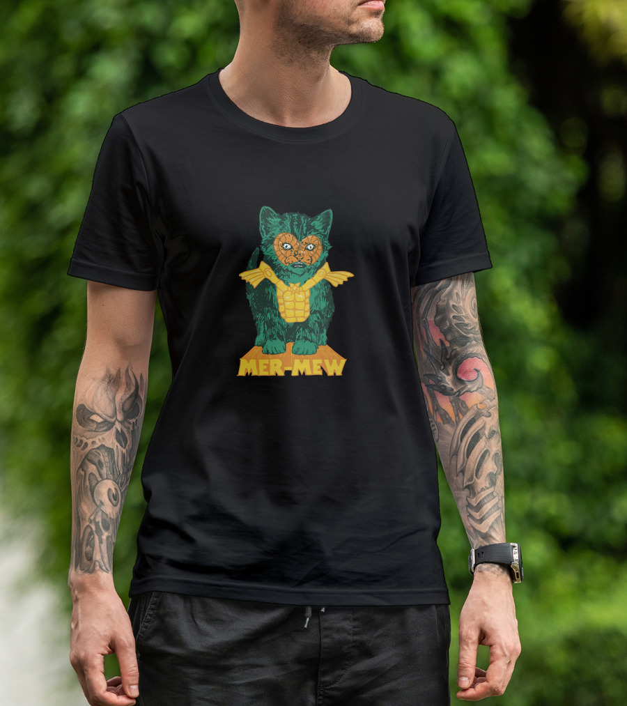 He-Man Battle Cat Hybrid - Mer Mew New T-Shirt