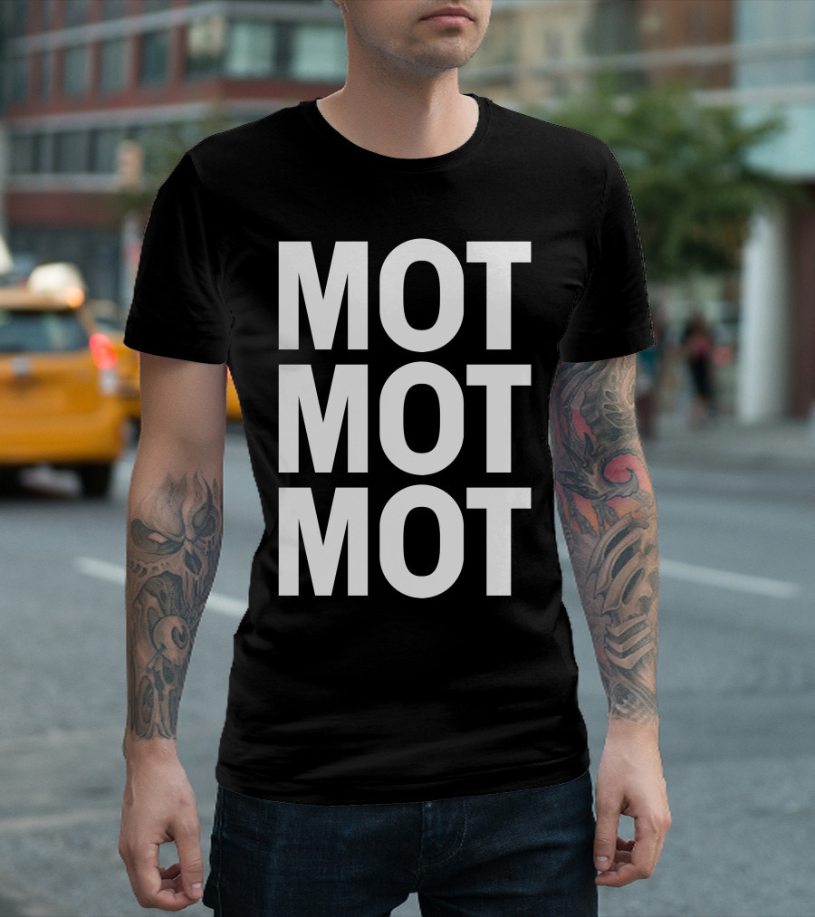 MOT MOT MOT Repeated T-Shirt