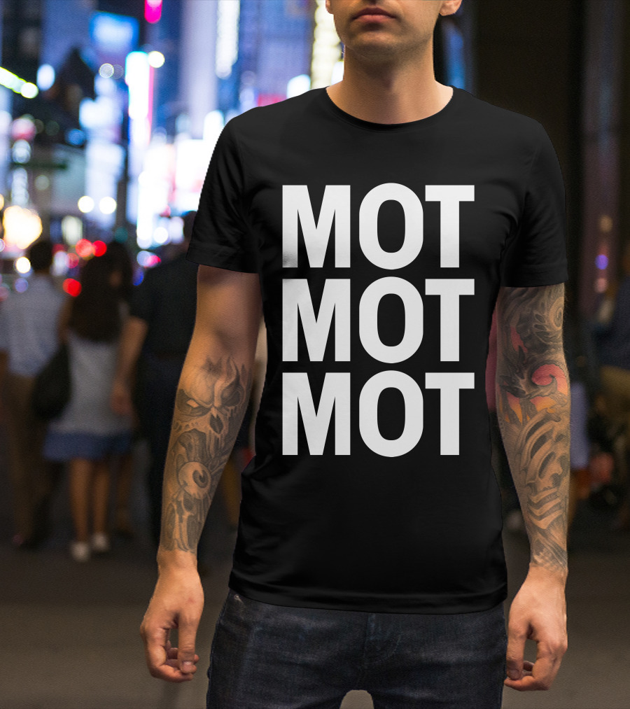 MOT MOT MOT Repeated T-Shirt