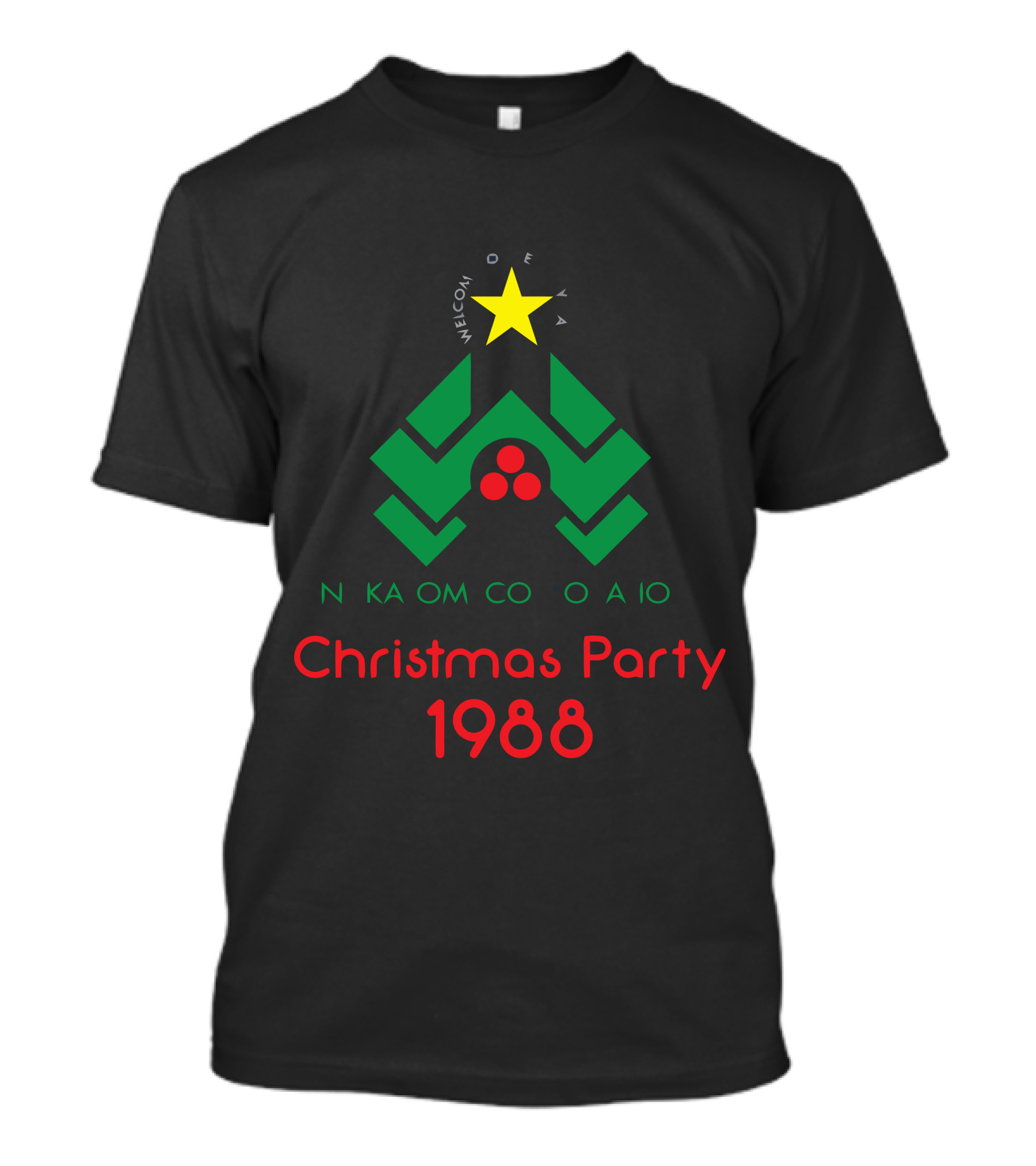 Nakatomi Plaza Welcome Christmas Party 1988 T-Shirt