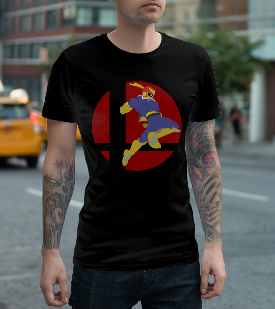 Super Smash Bros Captain Falcon Knee Attack T-Shirt