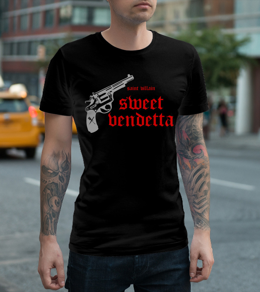 Saint Villain Sweet Vendetta Revolver T-Shirt