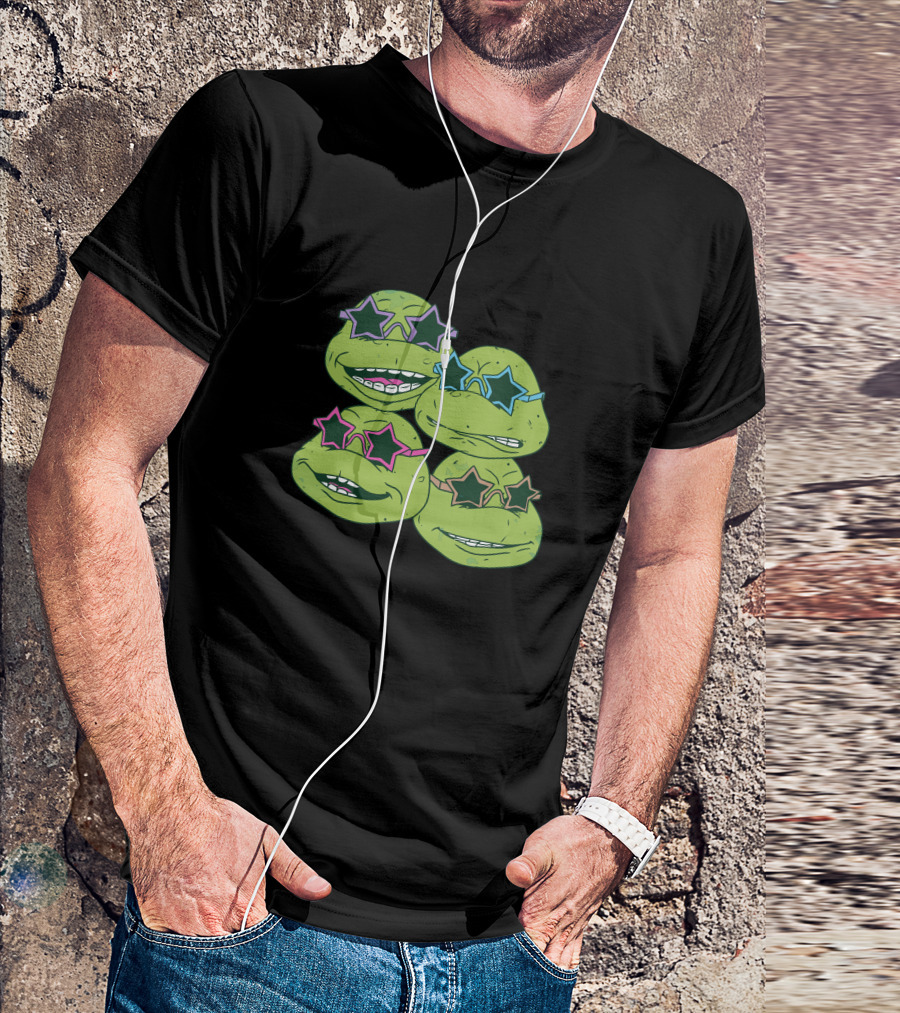 Totally Turtles Star Sunglasses Quartet T-Shirt